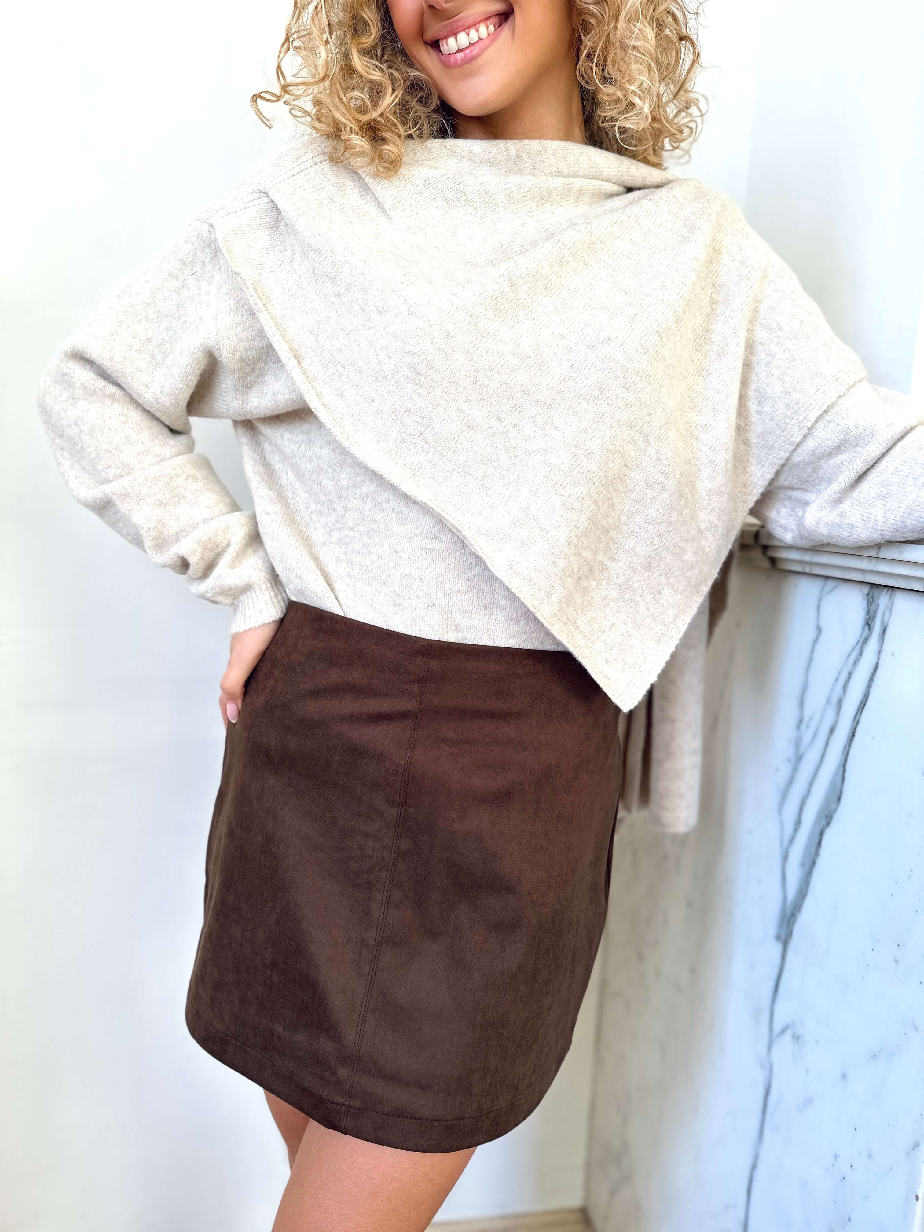 Jupe chocolat - LOLA