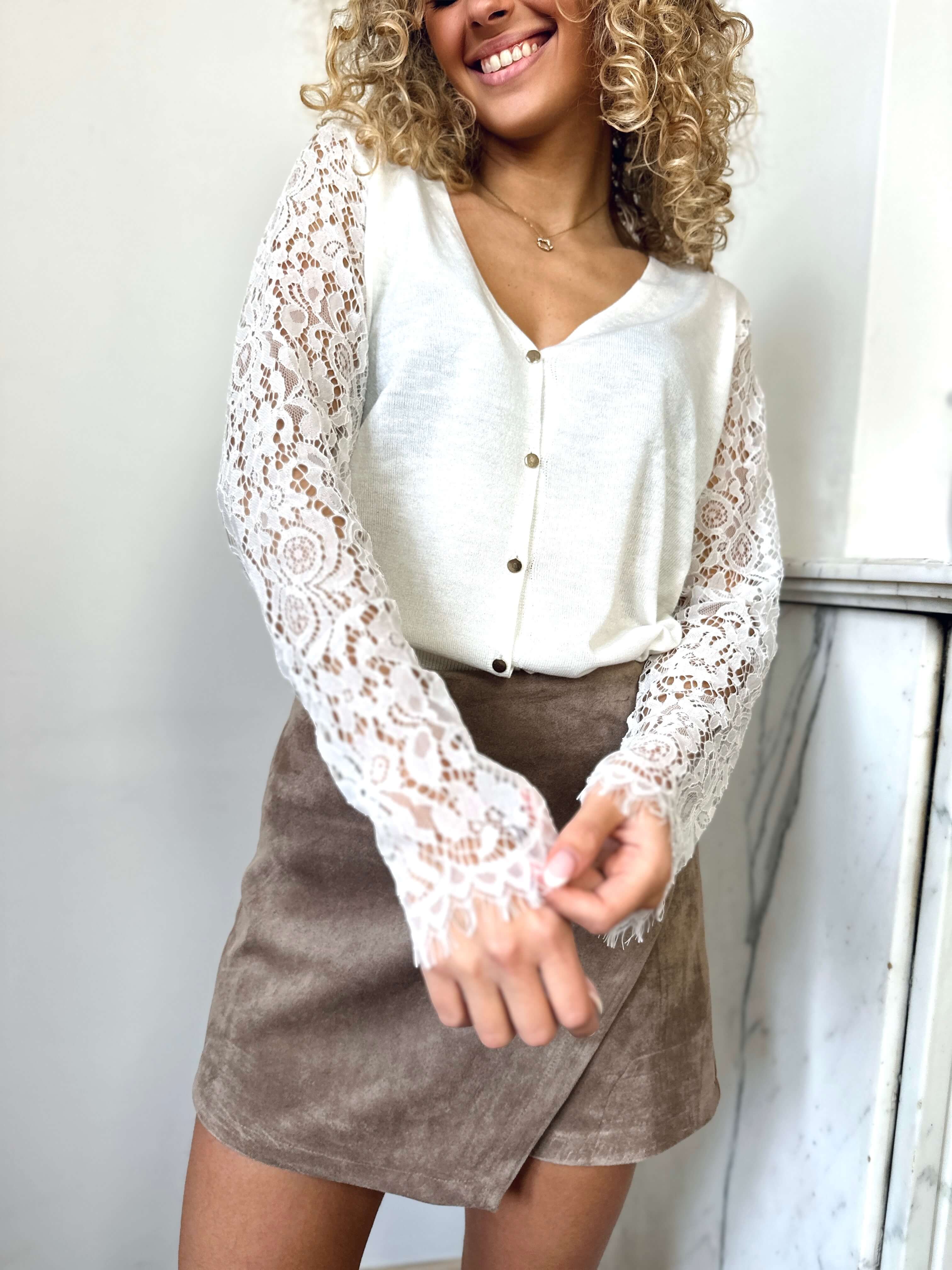 Gilet blanc - ANGELE