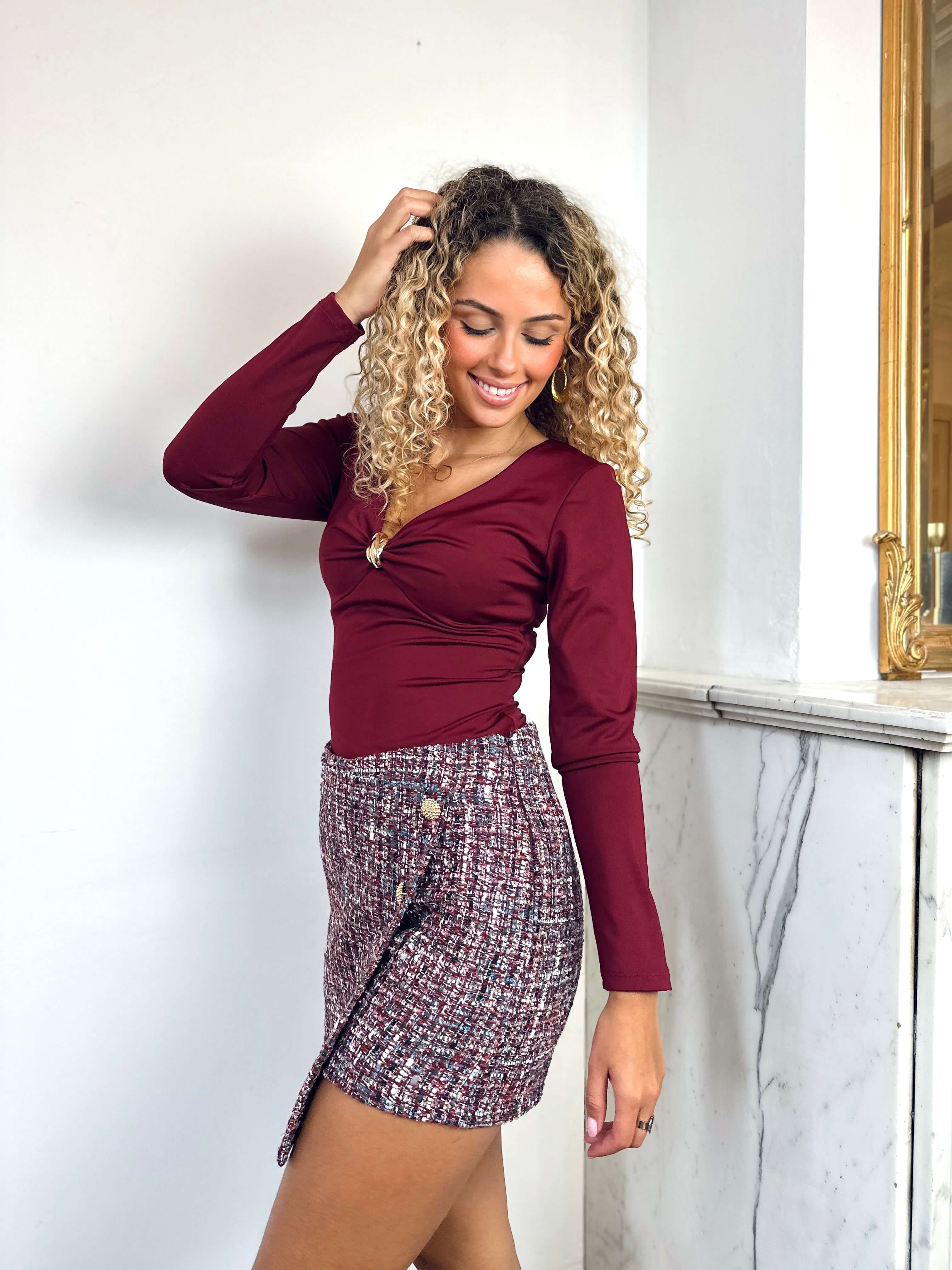 Body bordeaux - JULIETTE