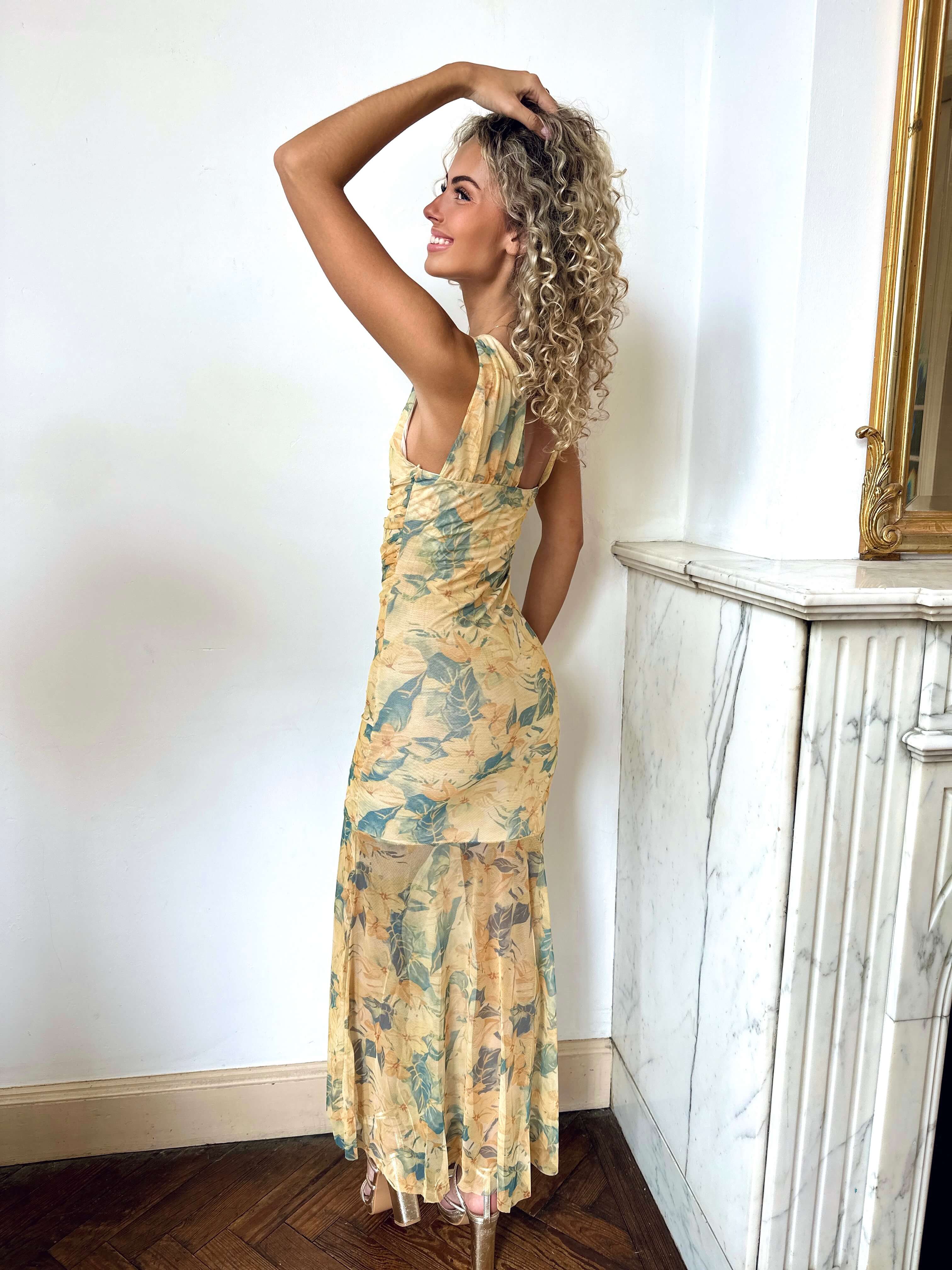 Robe jaune - MARINE