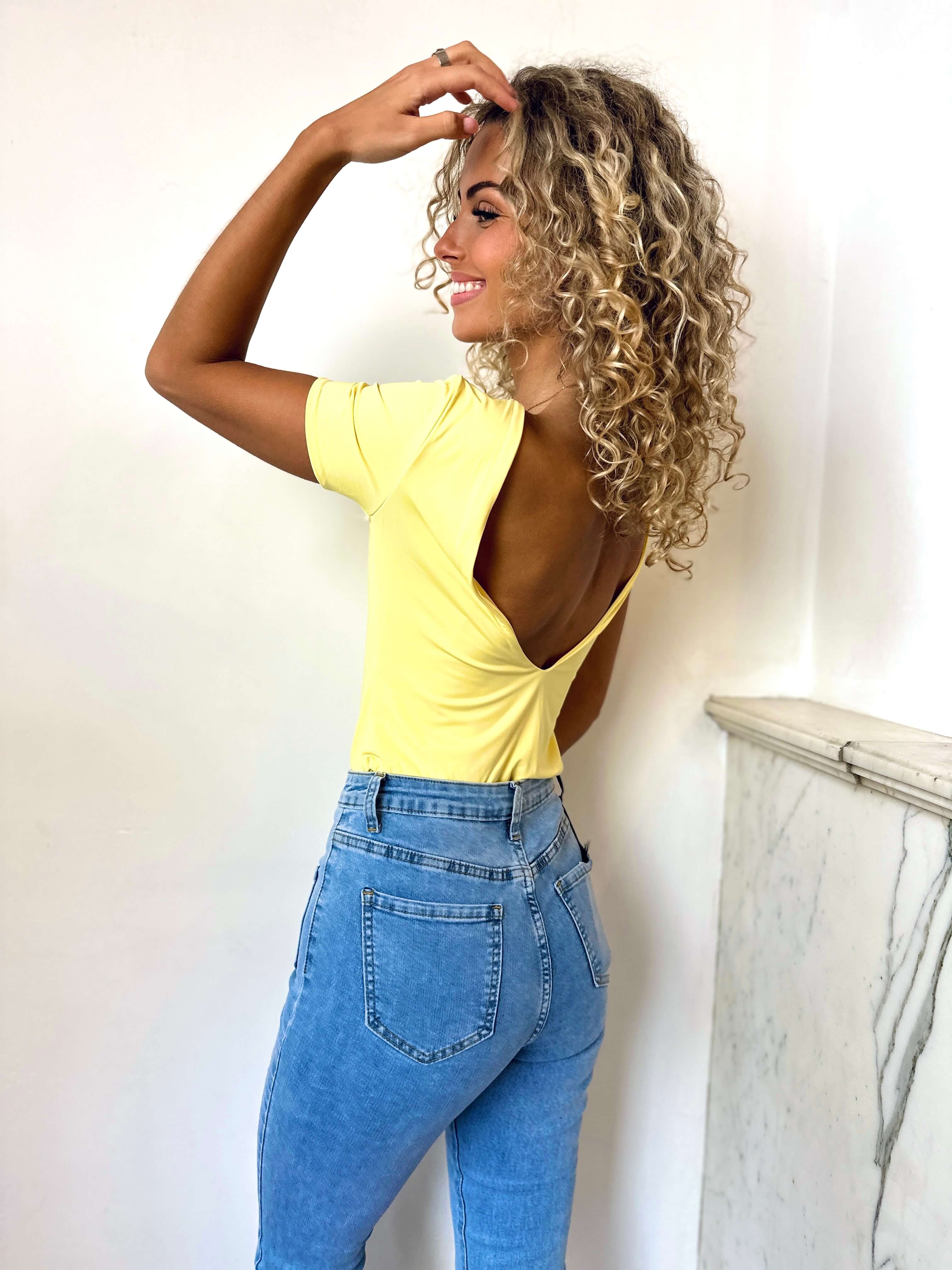 Body jaune - AMELIE