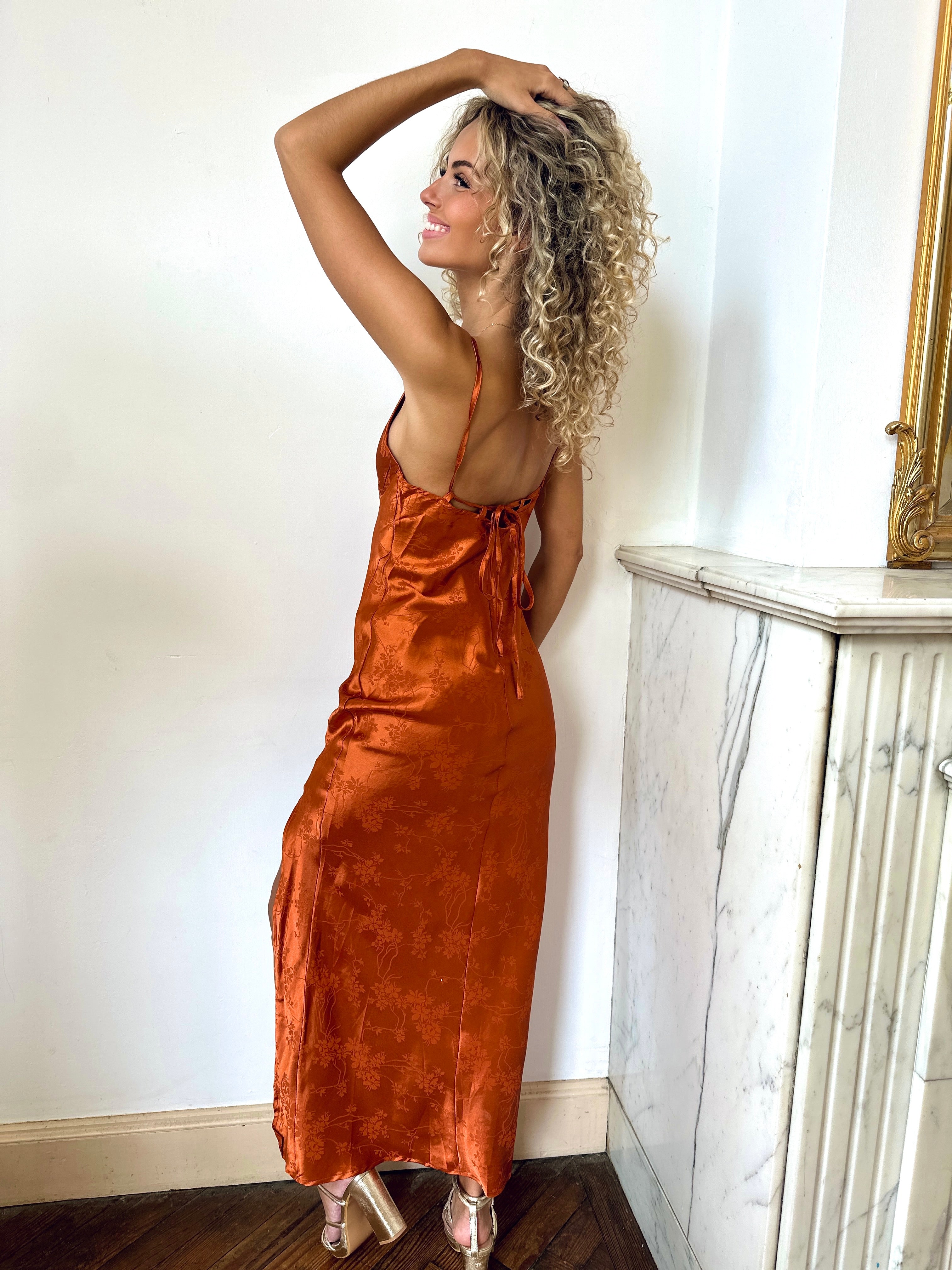 Robe terracotta - AMAYA