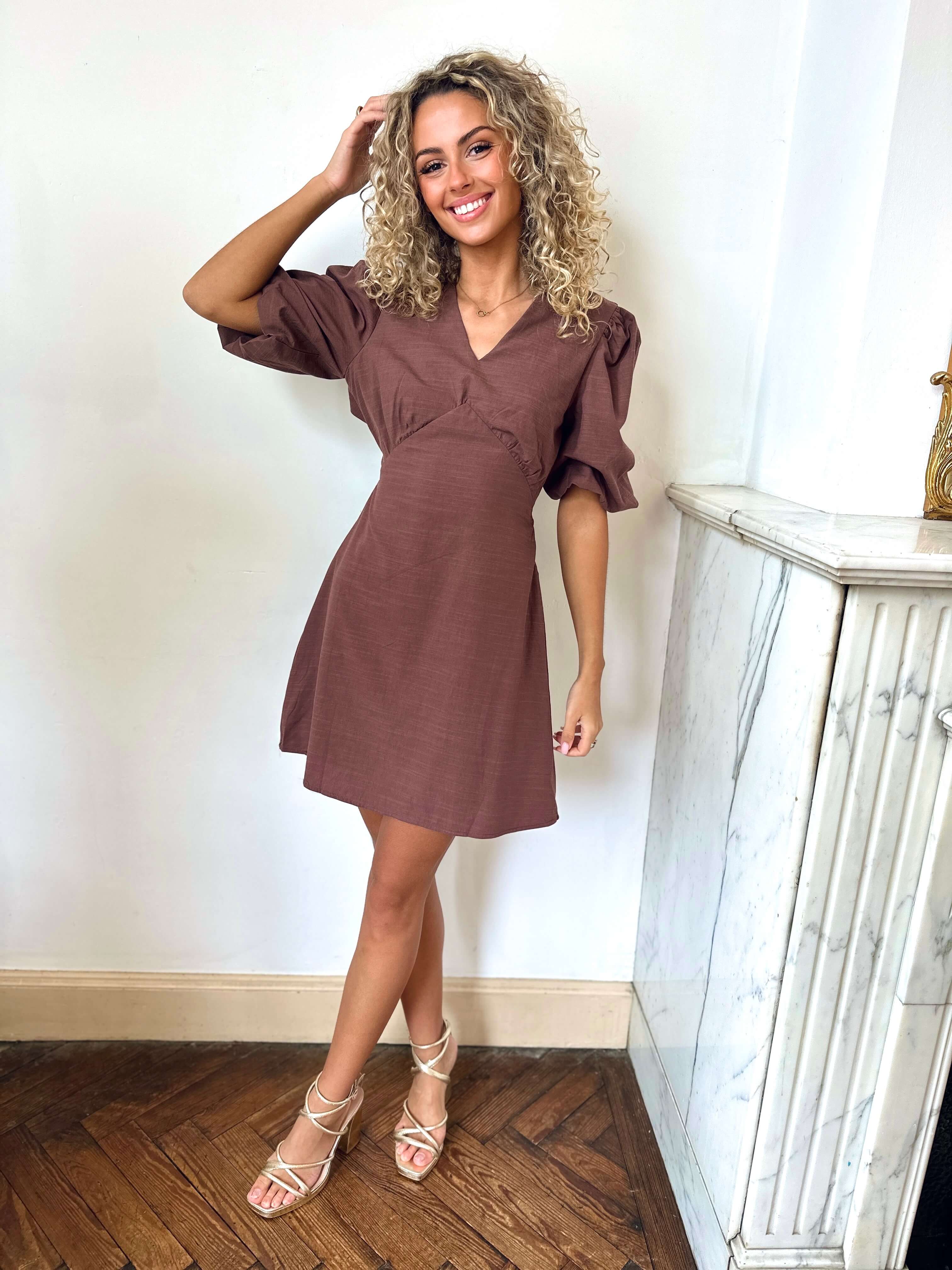 Robe chocolat - ANNABELLE