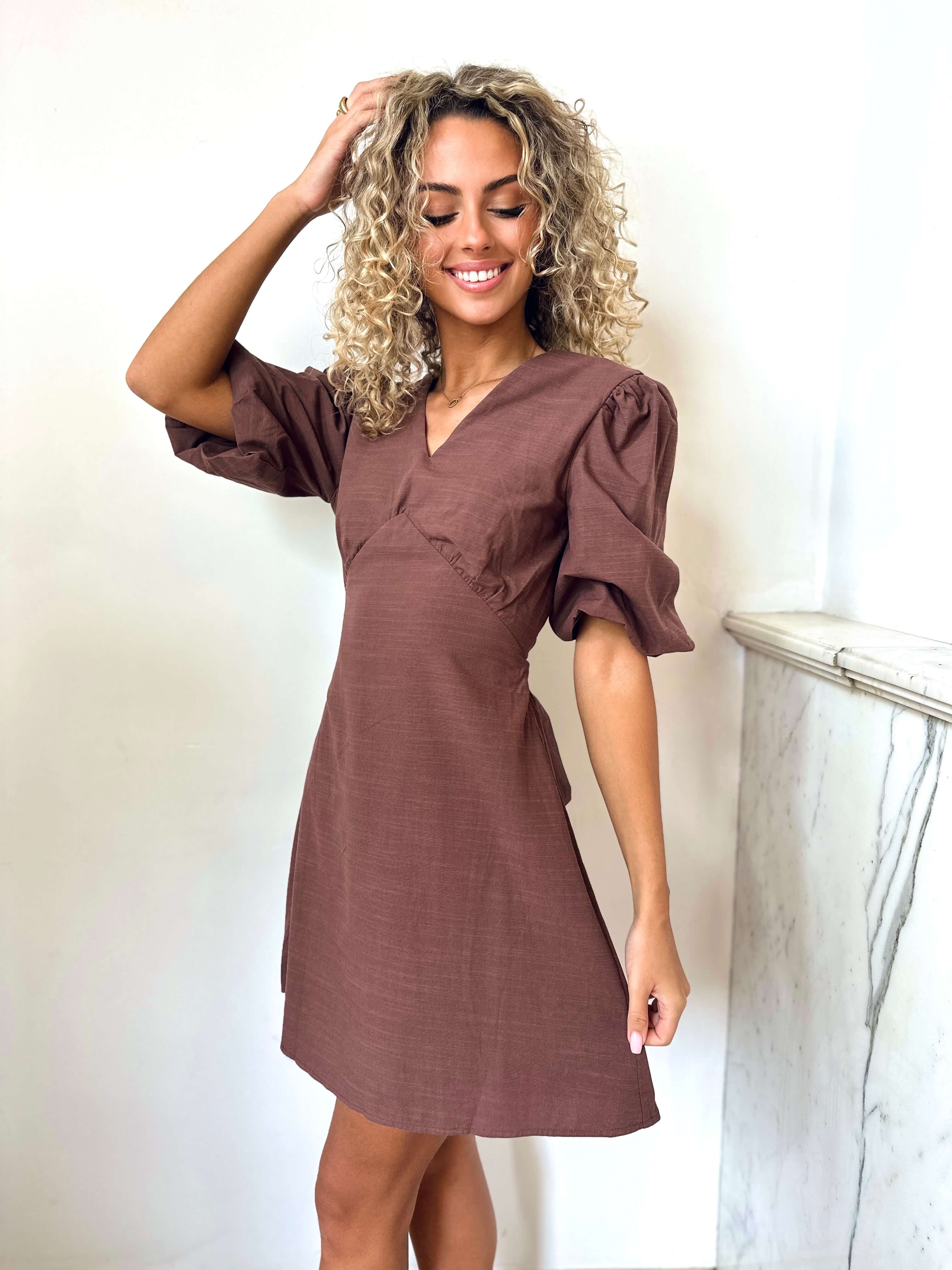 Robe chocolat - ANNABELLE