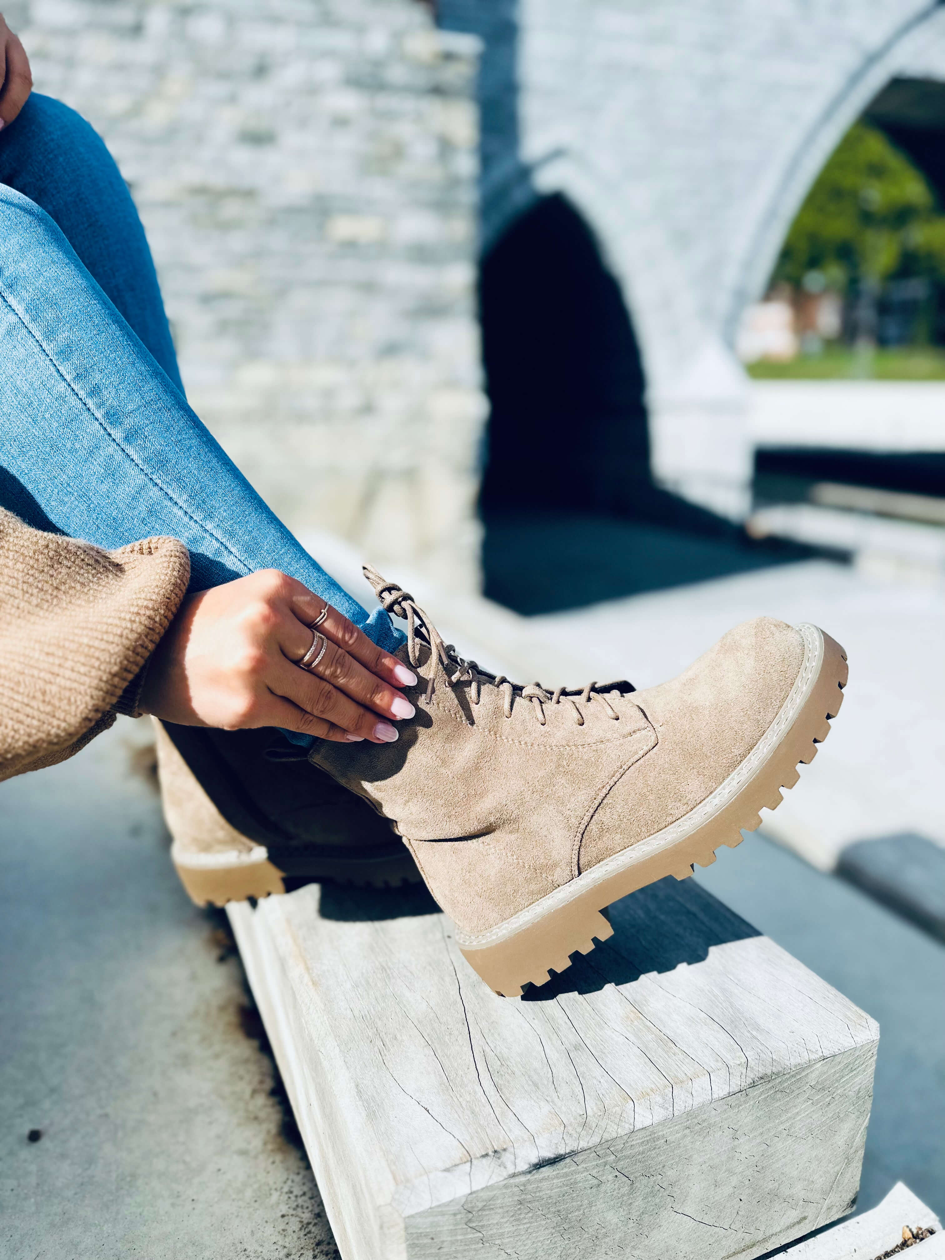 Bottines taupe - VICTOIRE