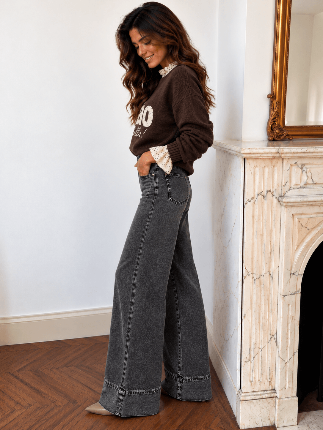 Jeans gris - PAULINE