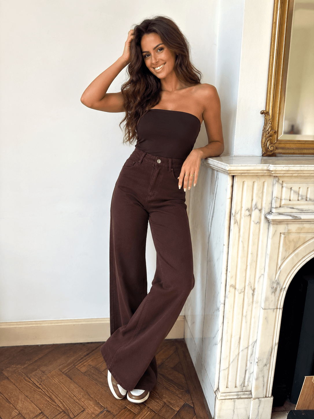 Pantalon chocolat - LOU