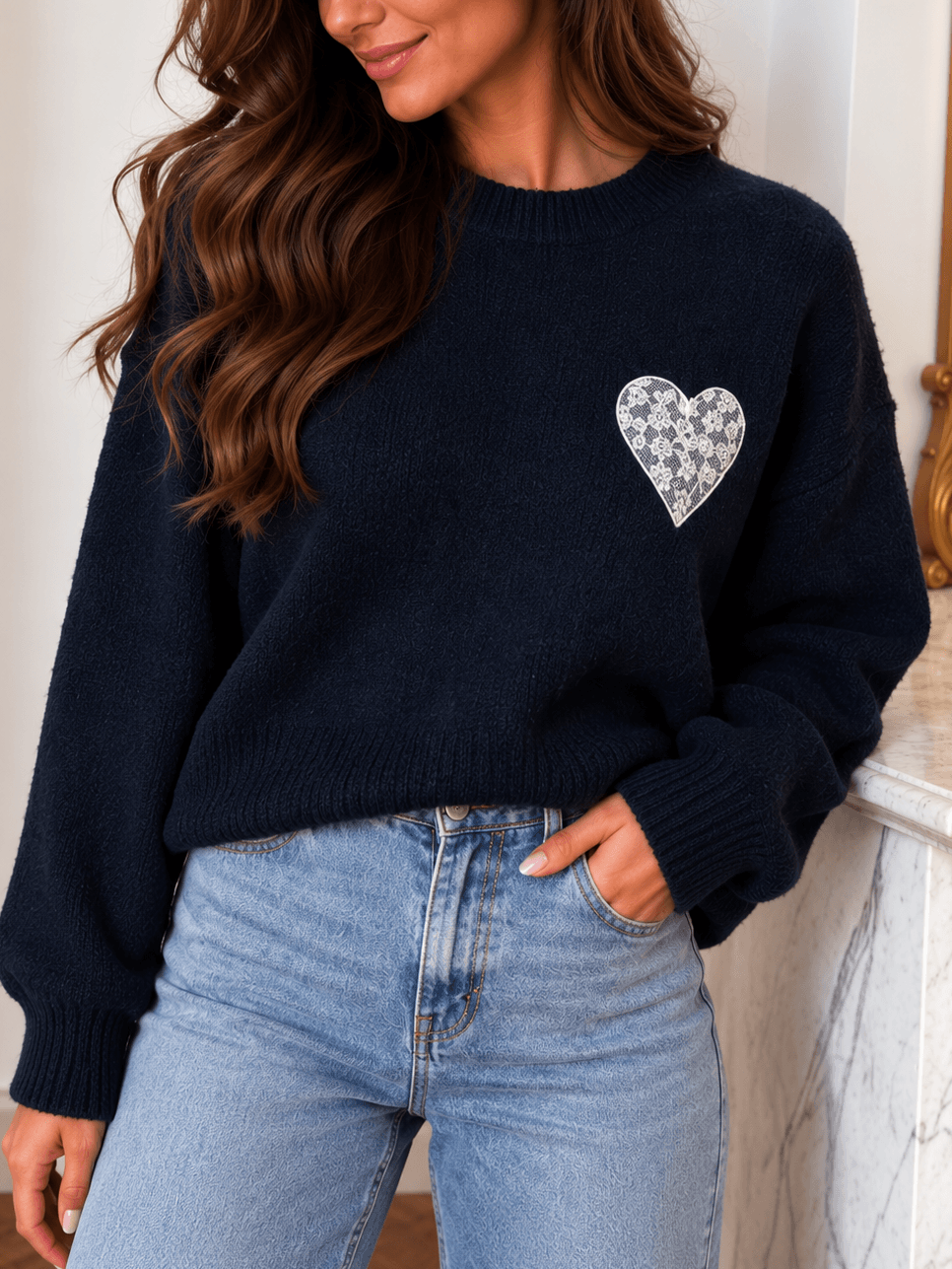 Pull bleu - LOVE