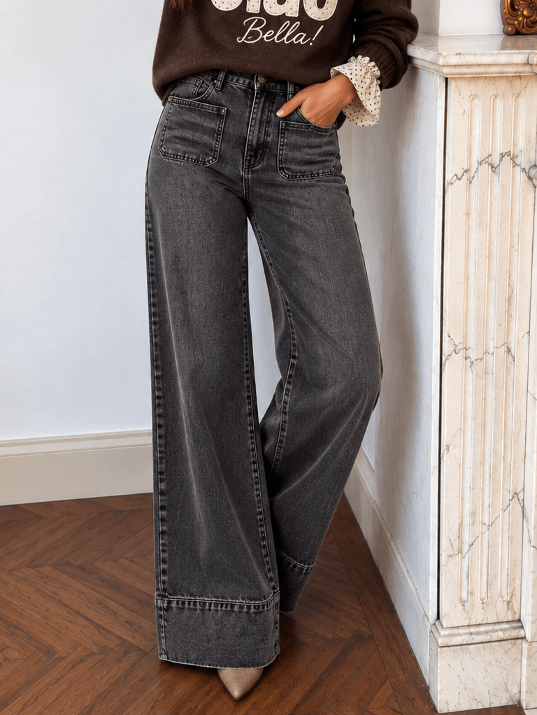 Jeans gris - PAULINE