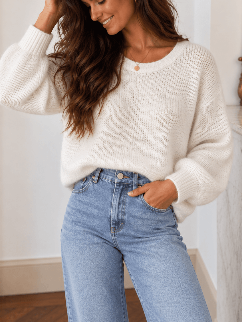 Pull blanc - ZOE