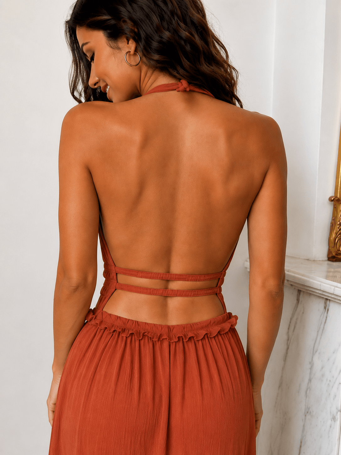 Robe terracotta - EMMA