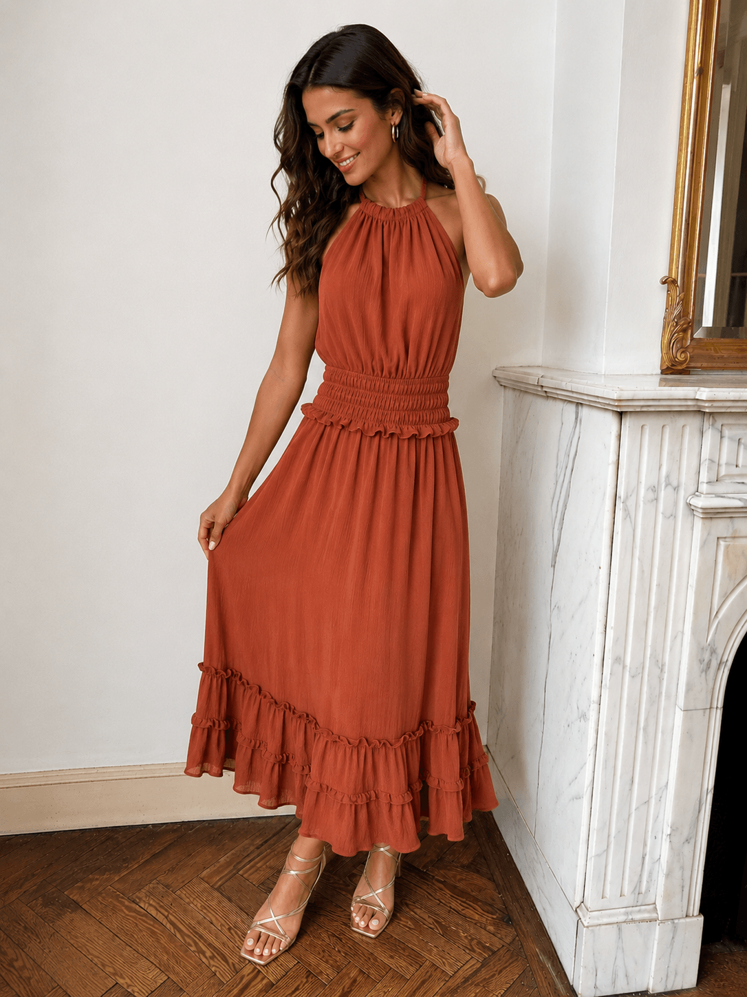 Robe terracotta - EMMA