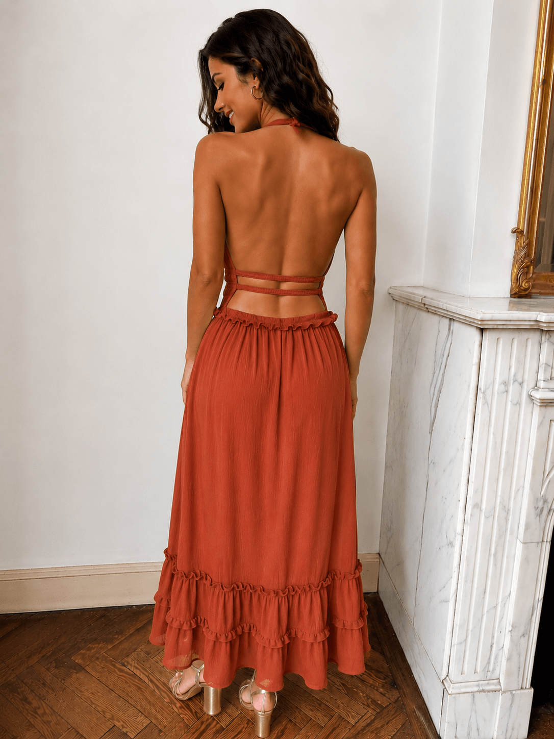 Robe terracotta - EMMA