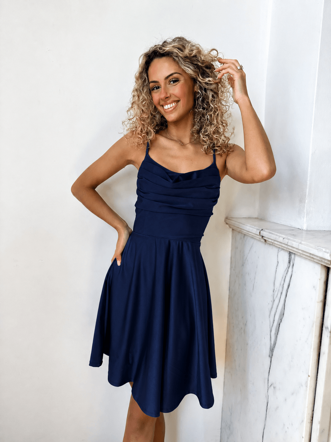 Robe bleu marine - ALICE