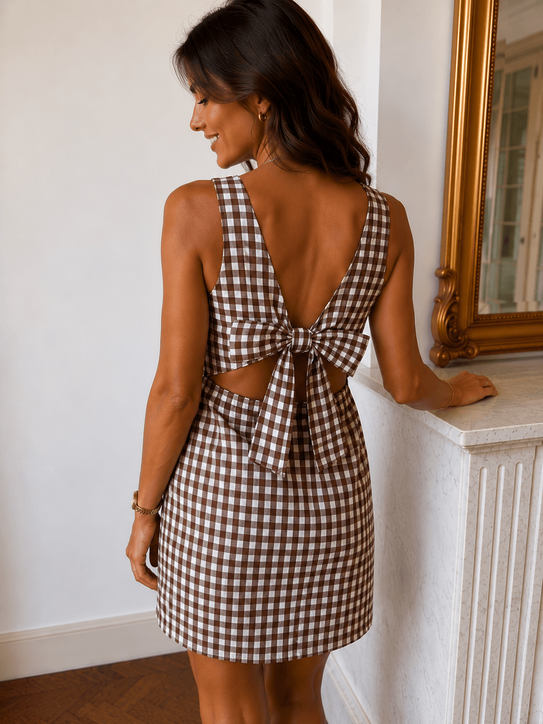 Robe à carreaux - ZOE