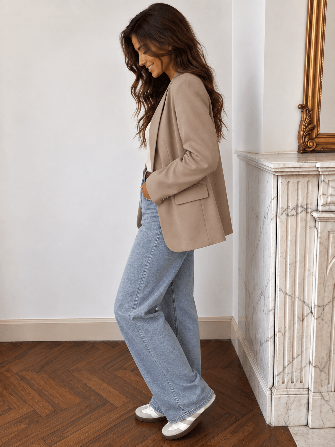 Blazer taupe - EMMIE