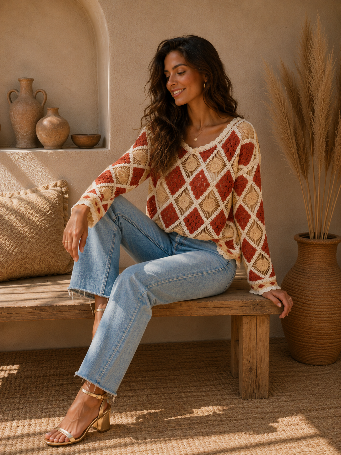 Blouse - TERRACOTTA