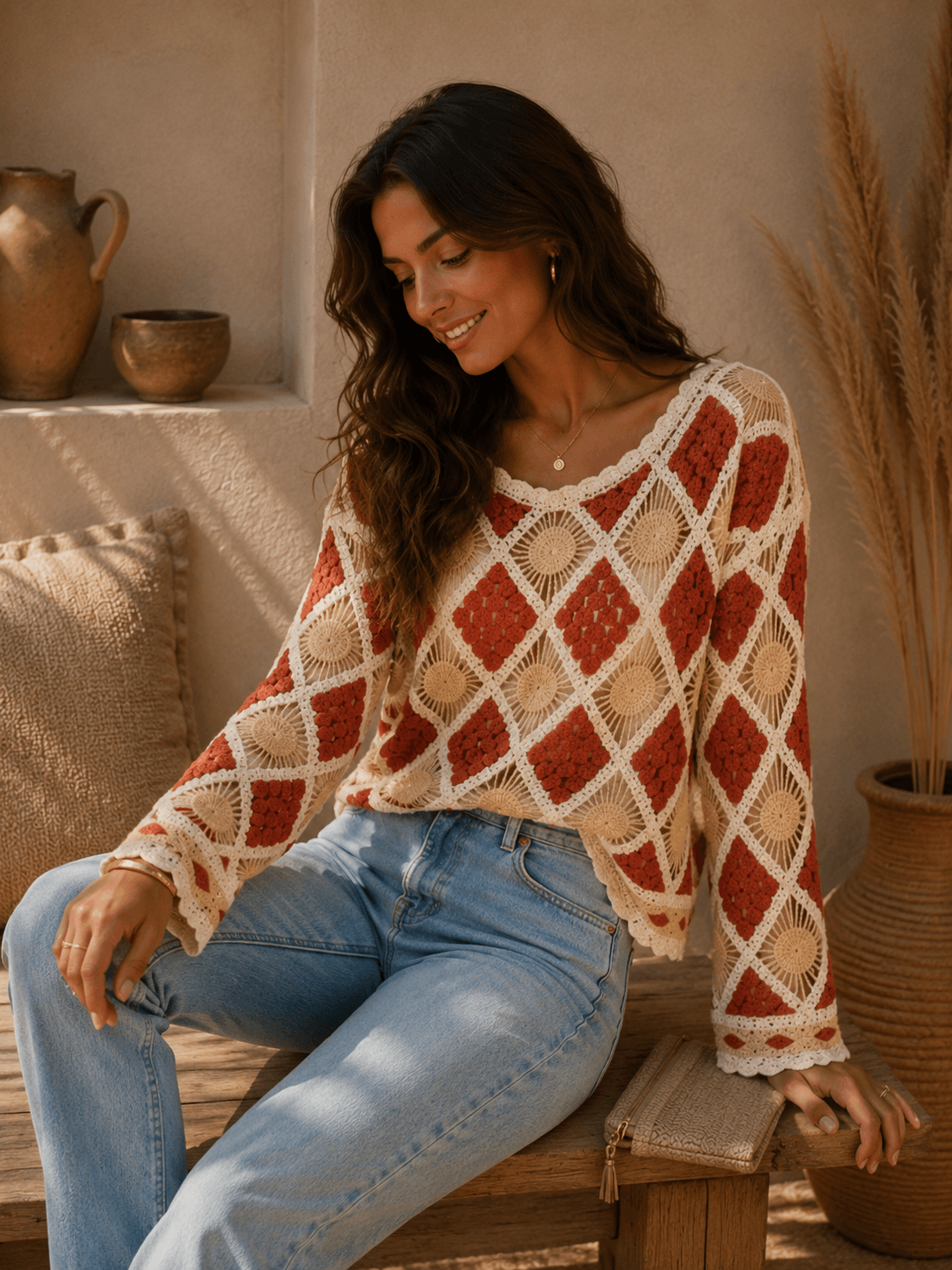 Blouse - TERRACOTTA