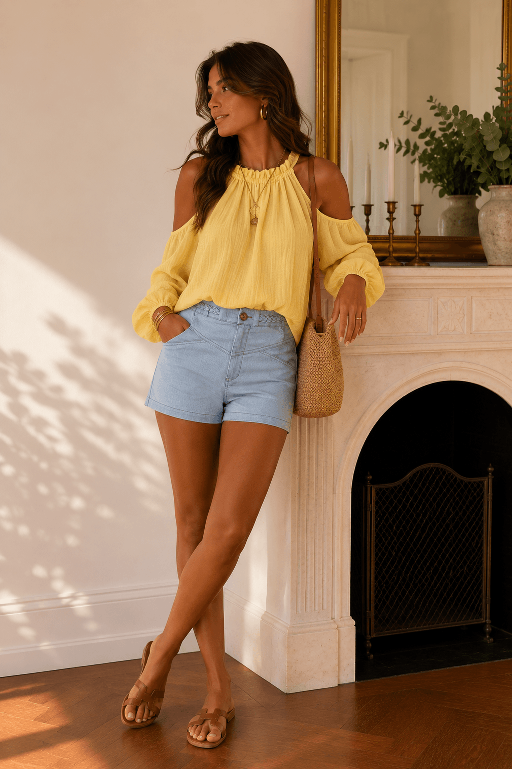 Blouse jaune - OLIVIA