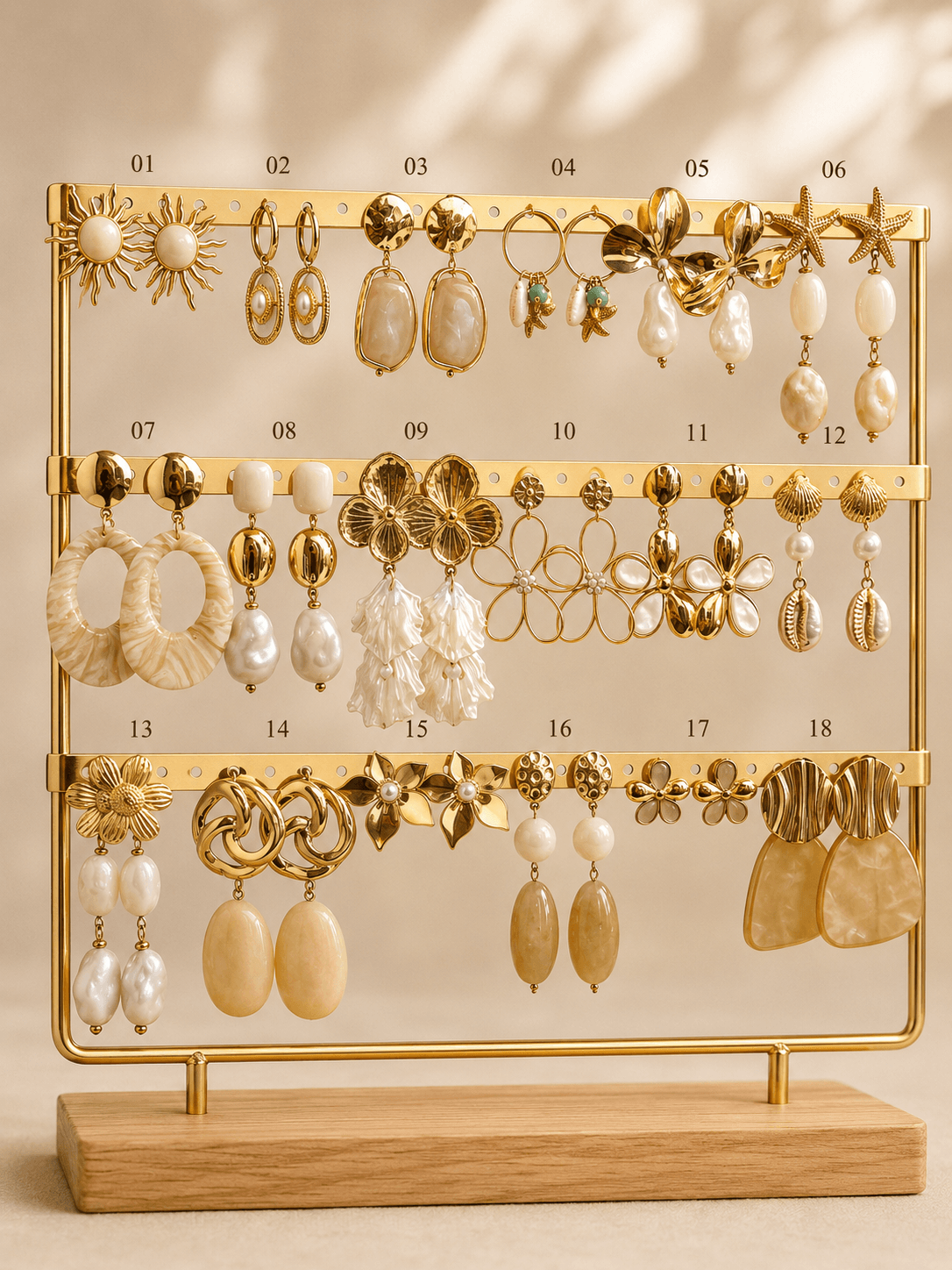 Boucles d'oreilles - COLLECTION NACRE
