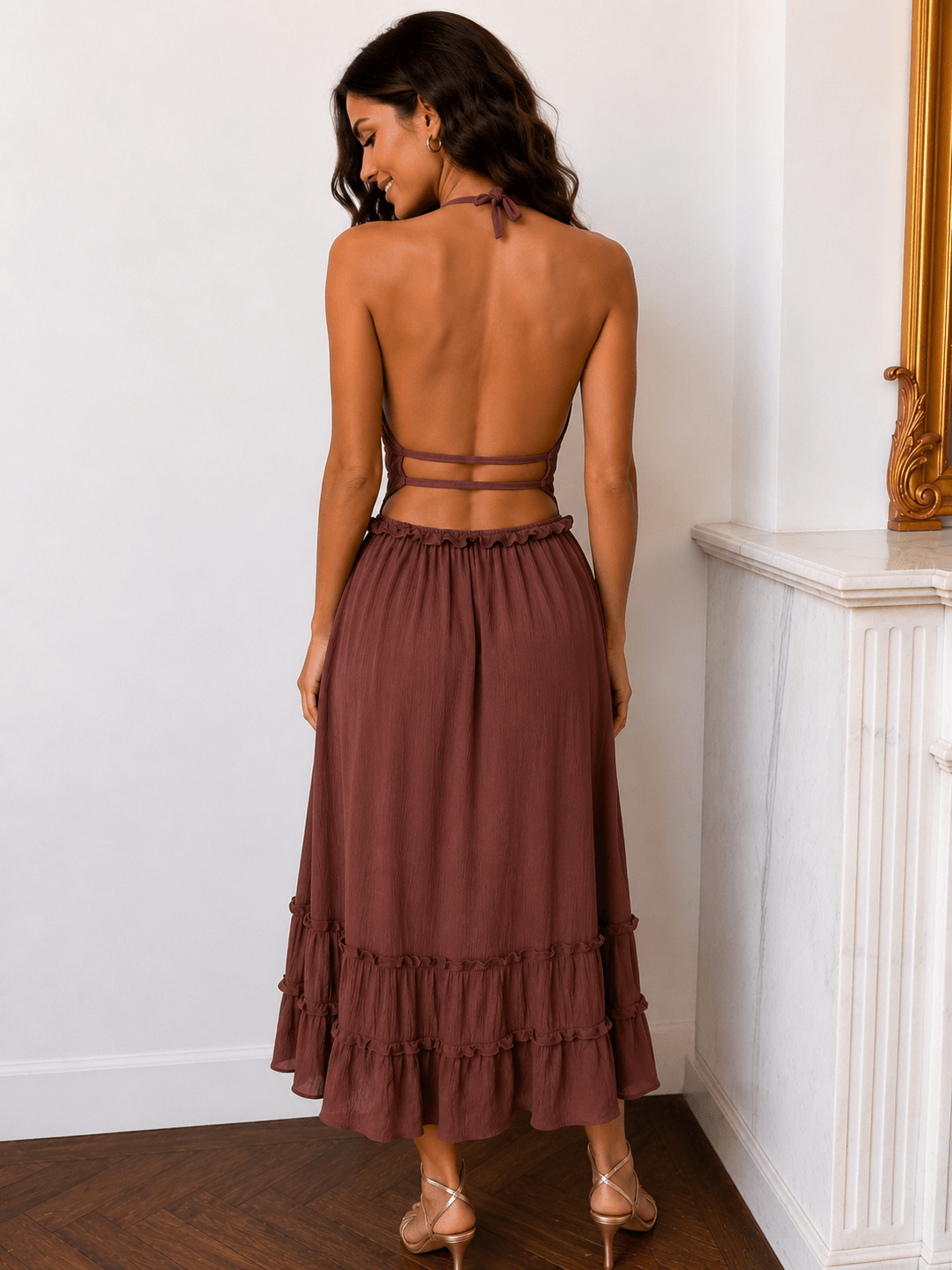 Robe chocolat - EMMA