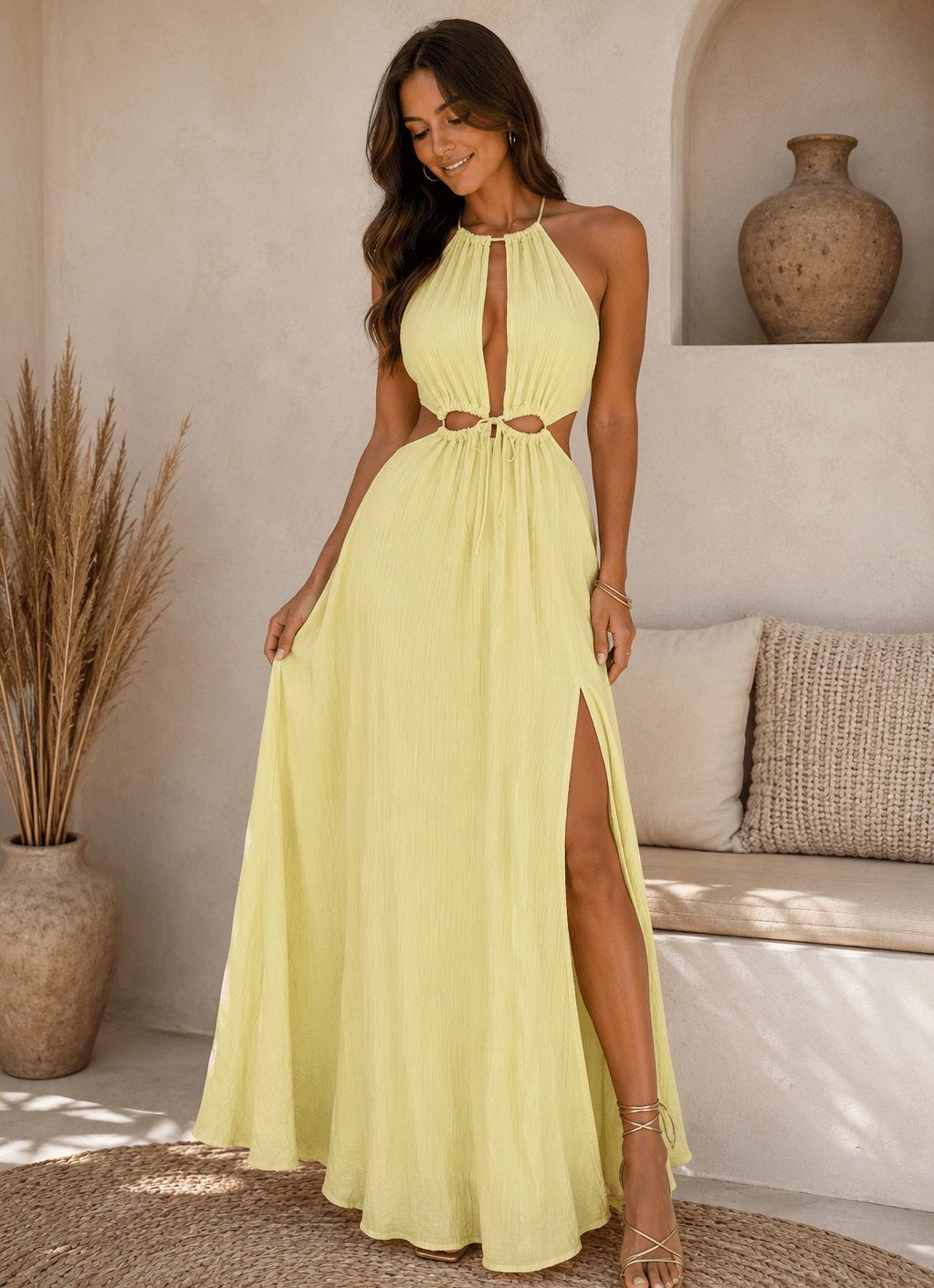 Robe jaune - ESMEE