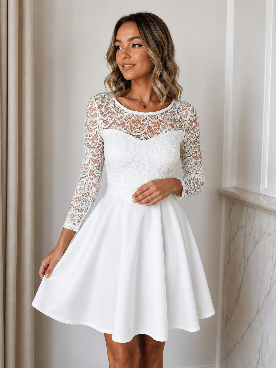 Vestido blanco - ESTER