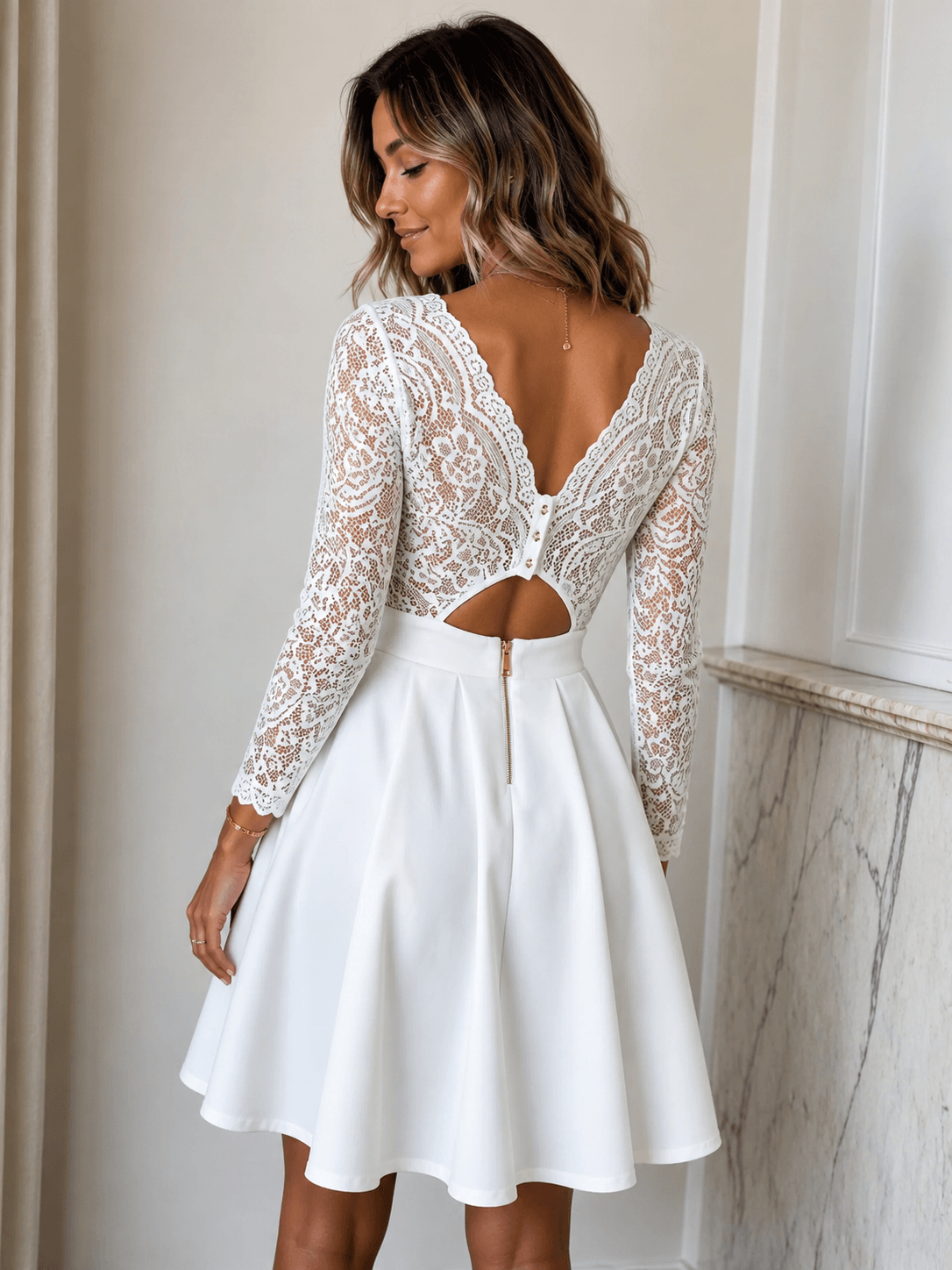 Vestido blanco - ESTER