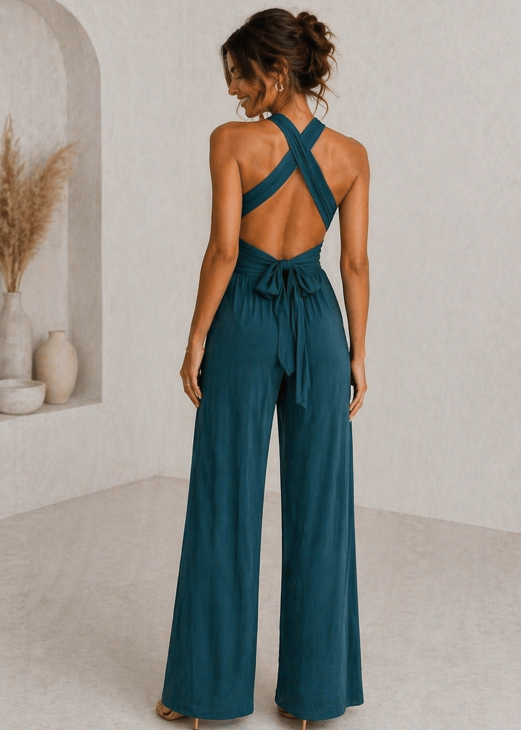 Traje pantalón azul pato - JENNY