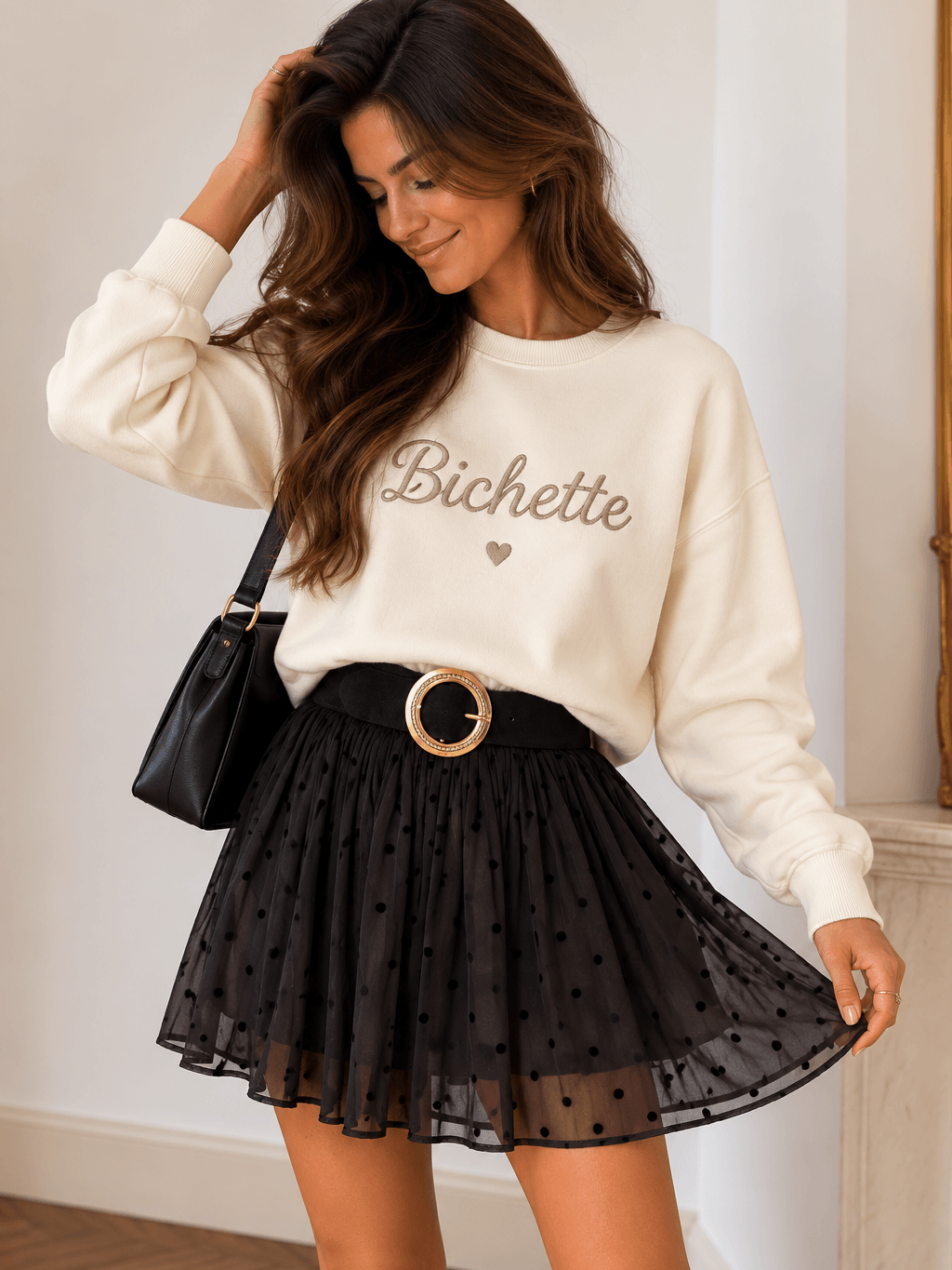 Sweat écru - BICHETTE