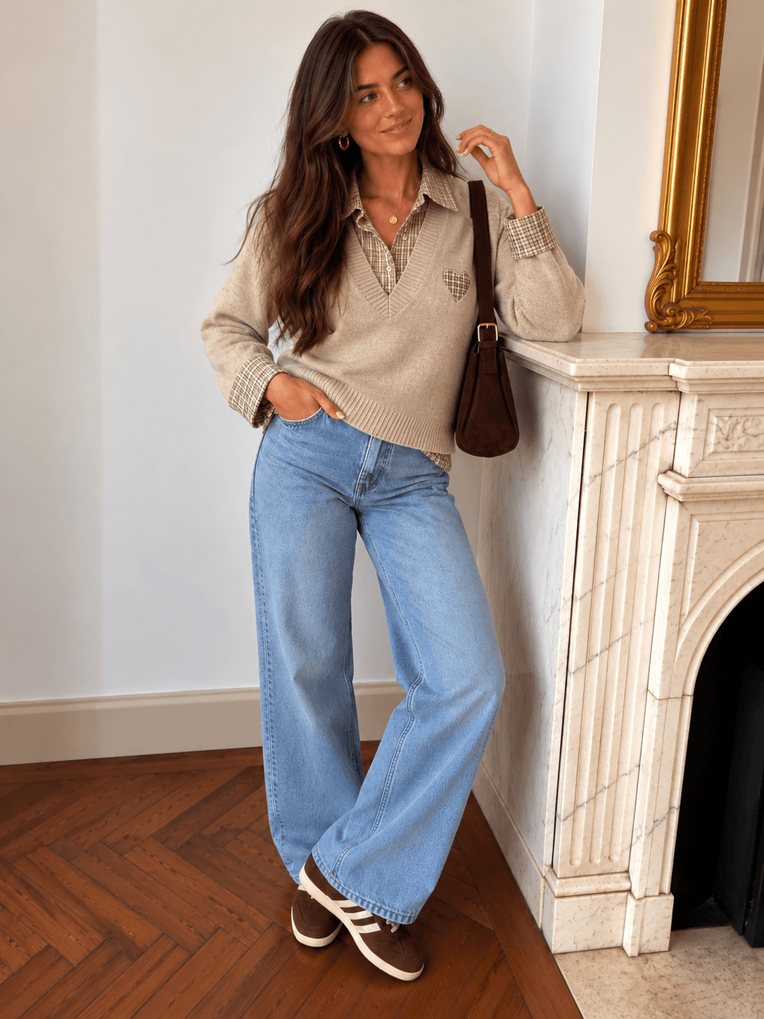 Pull beige 2 en 1 - VICHY