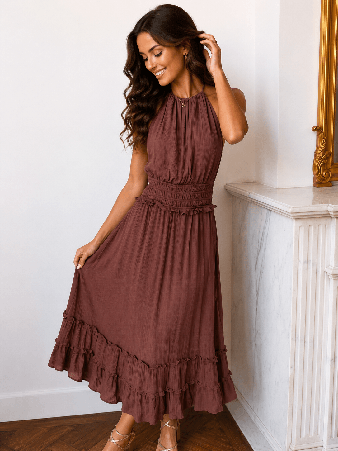 Robe chocolat - EMMA
