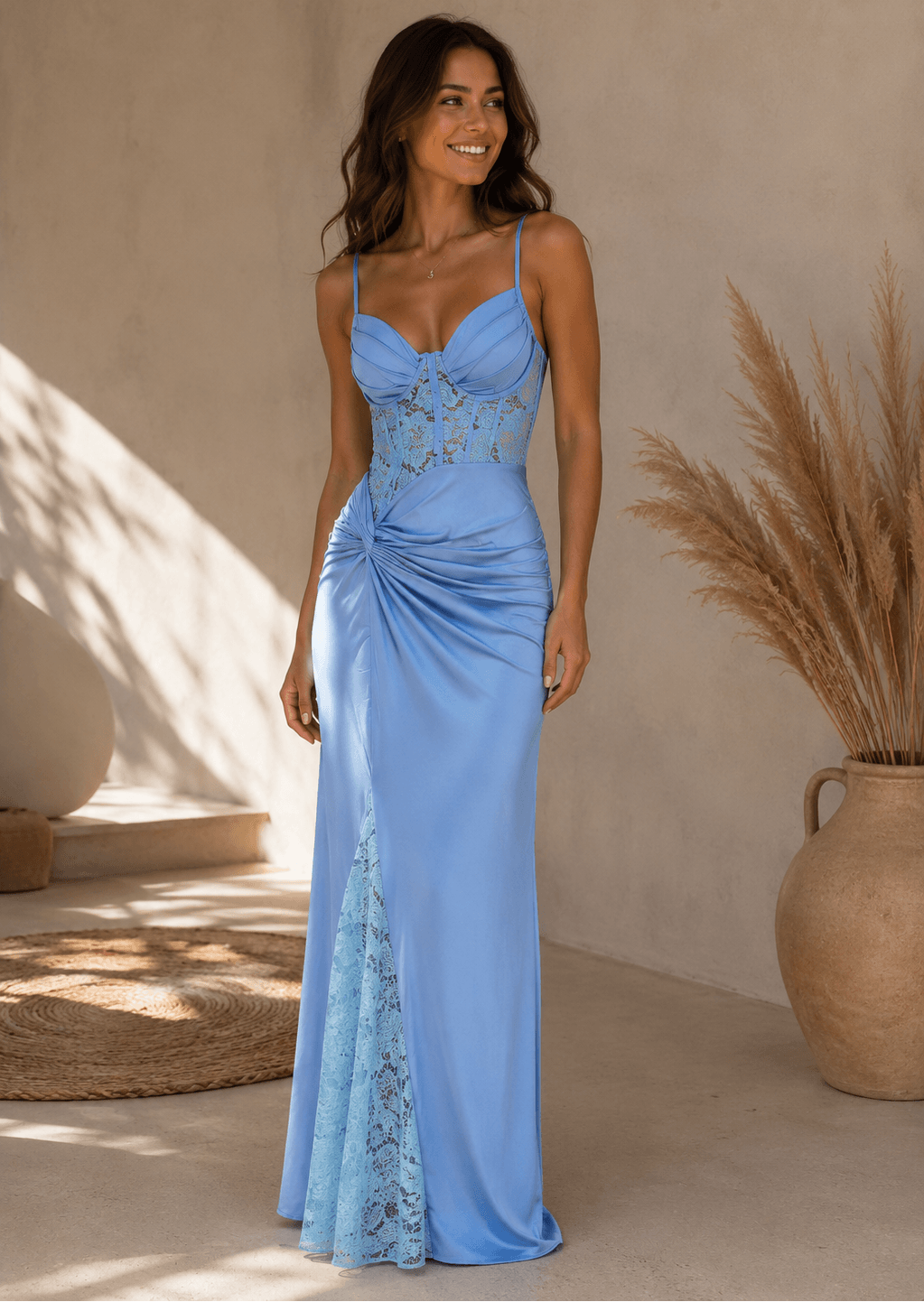 Robe bleu ciel - GEORGIA