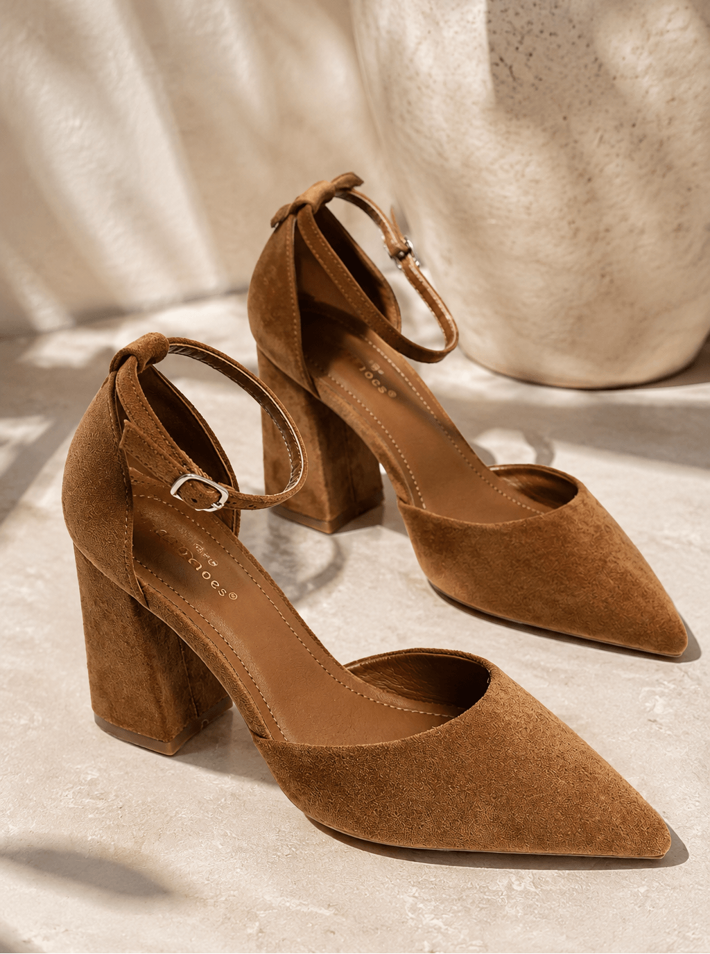 Escarpins camel - CAMILLE