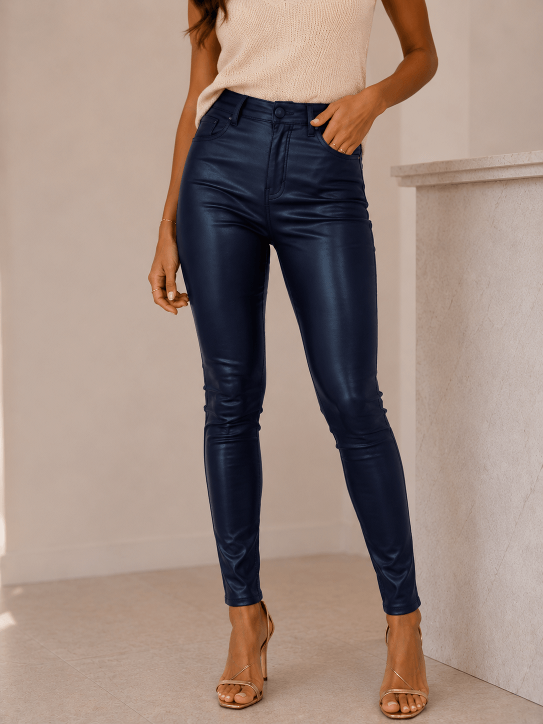 Pantalon bleu foncé - LORYS