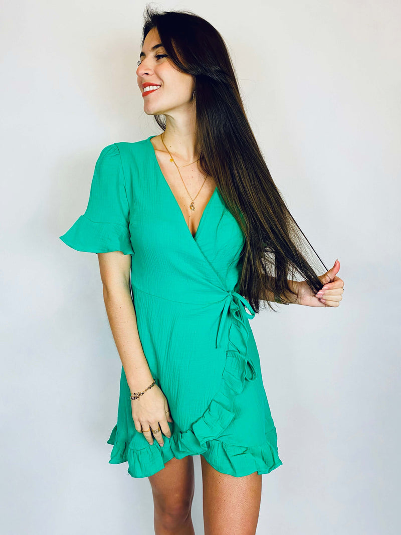 Robe verte - GABRIELLE