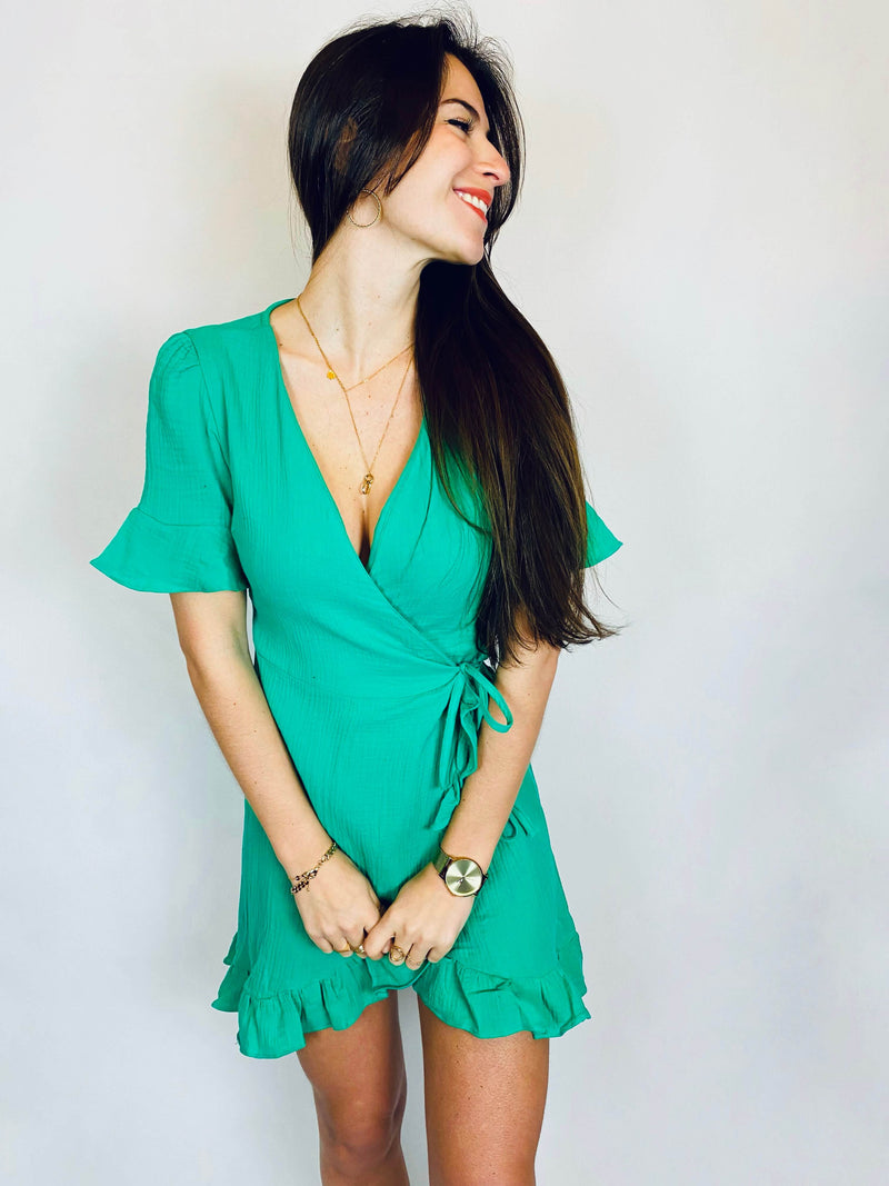 Robe verte - GABRIELLE