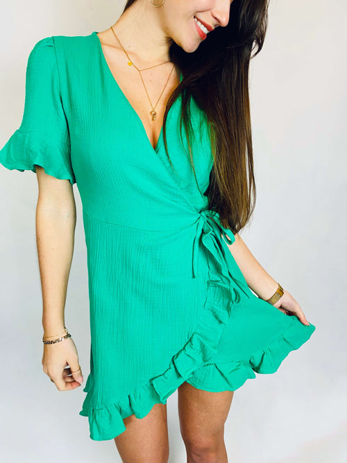 Robe verte - GABRIELLE