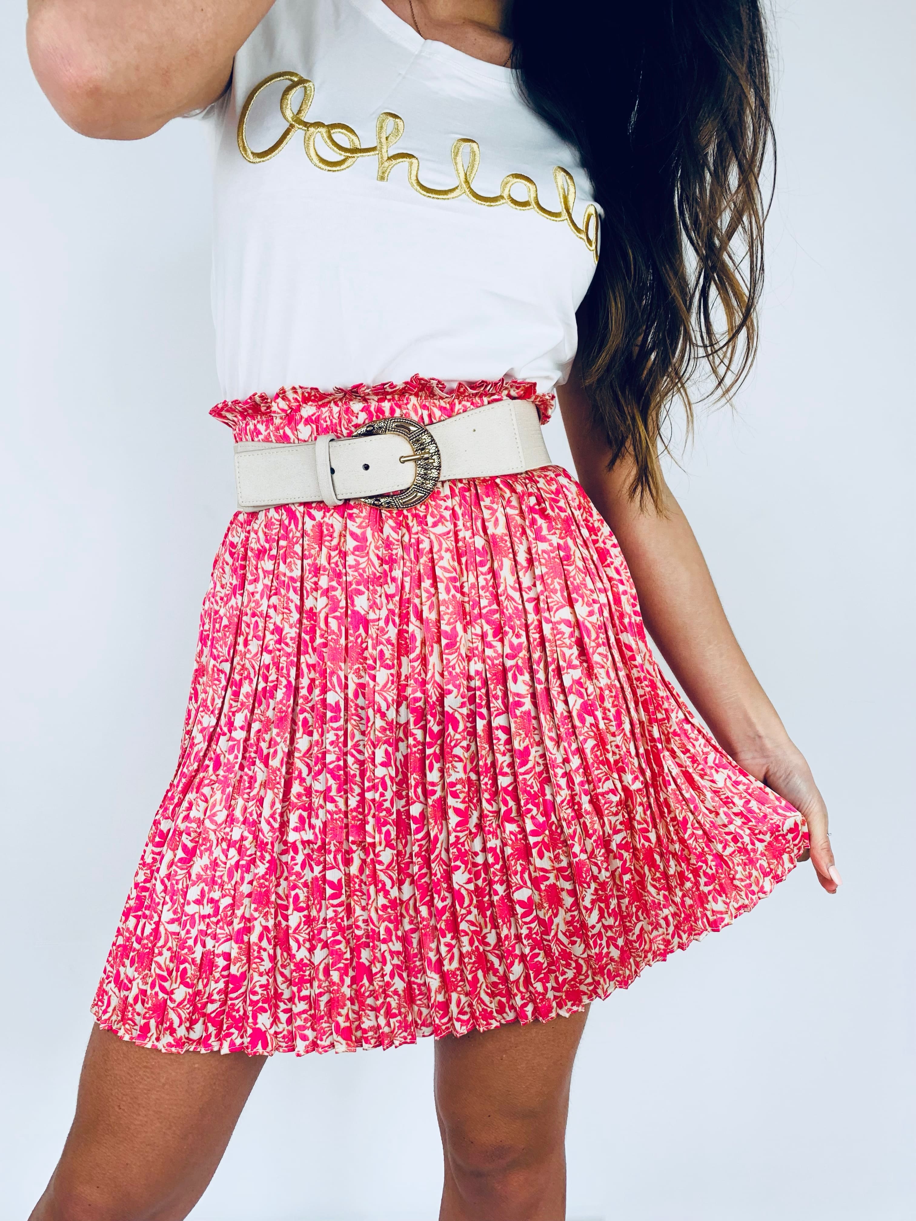 Jupe rose - LUCILE