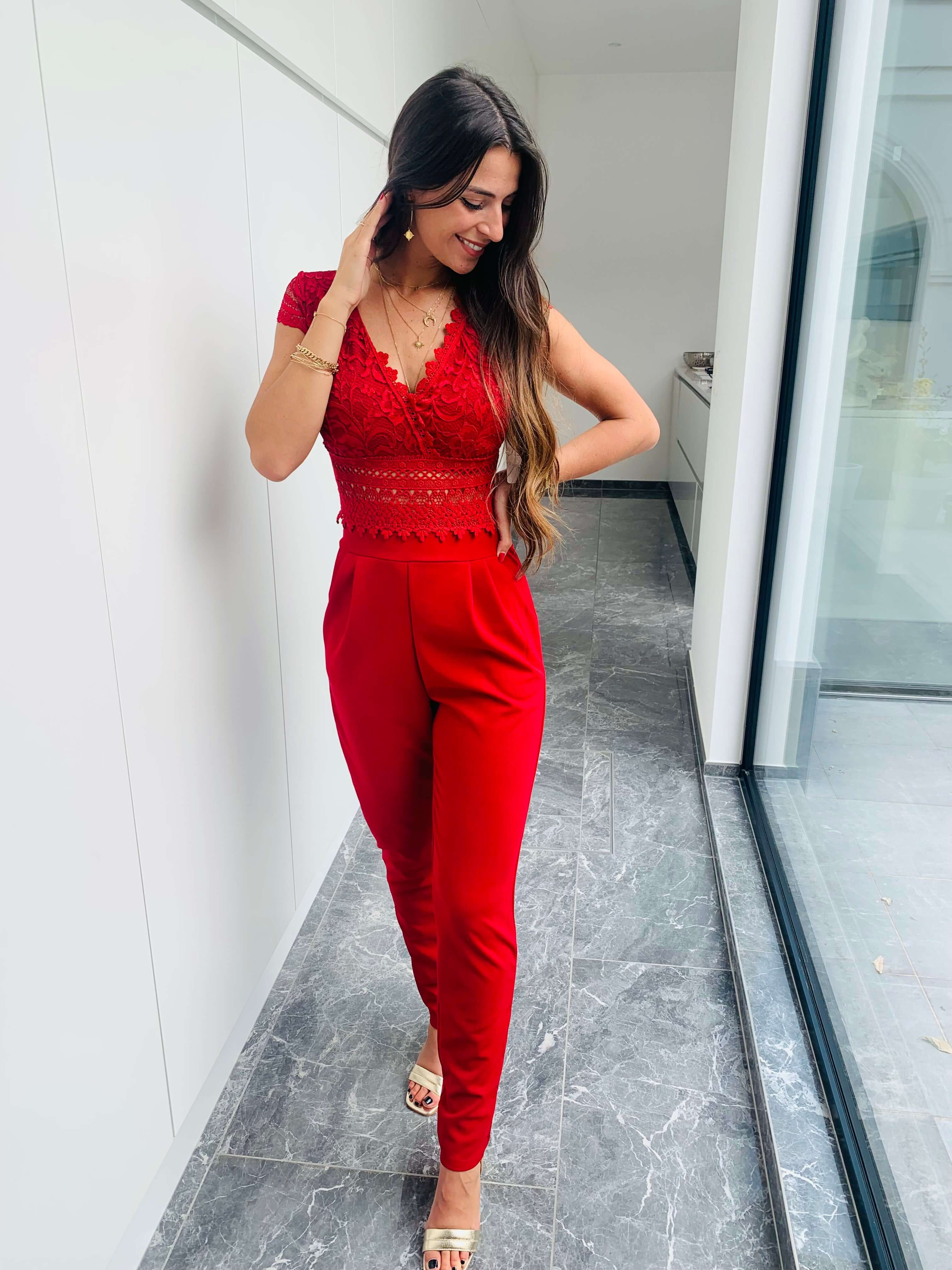 combi pantalon femme