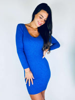 Robe pull bleu - GAELLE