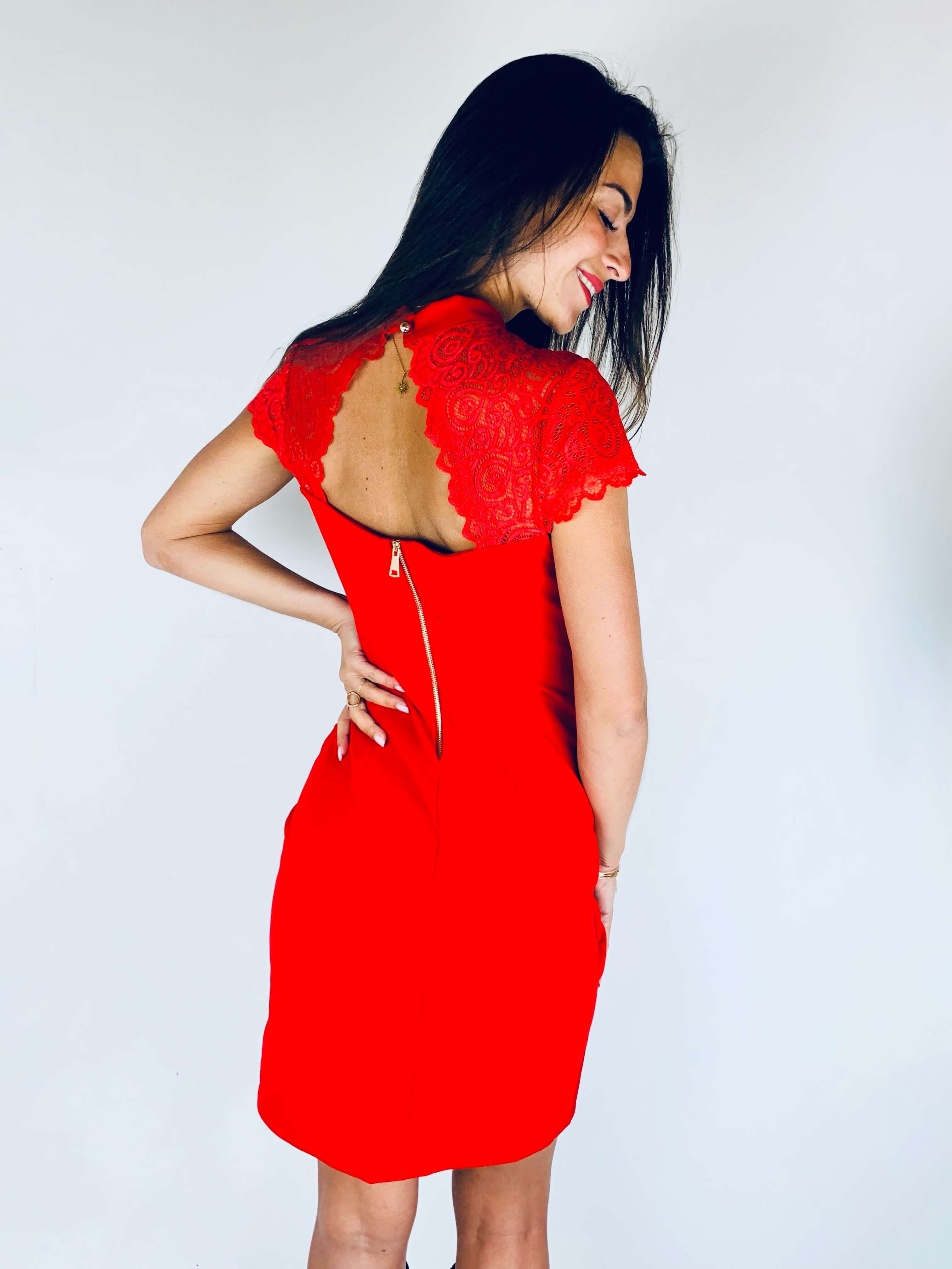 Robe rouge - NORA