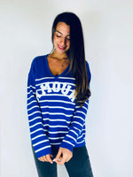 Pull bleu - AMOUR