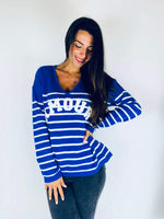 Pull bleu - AMOUR