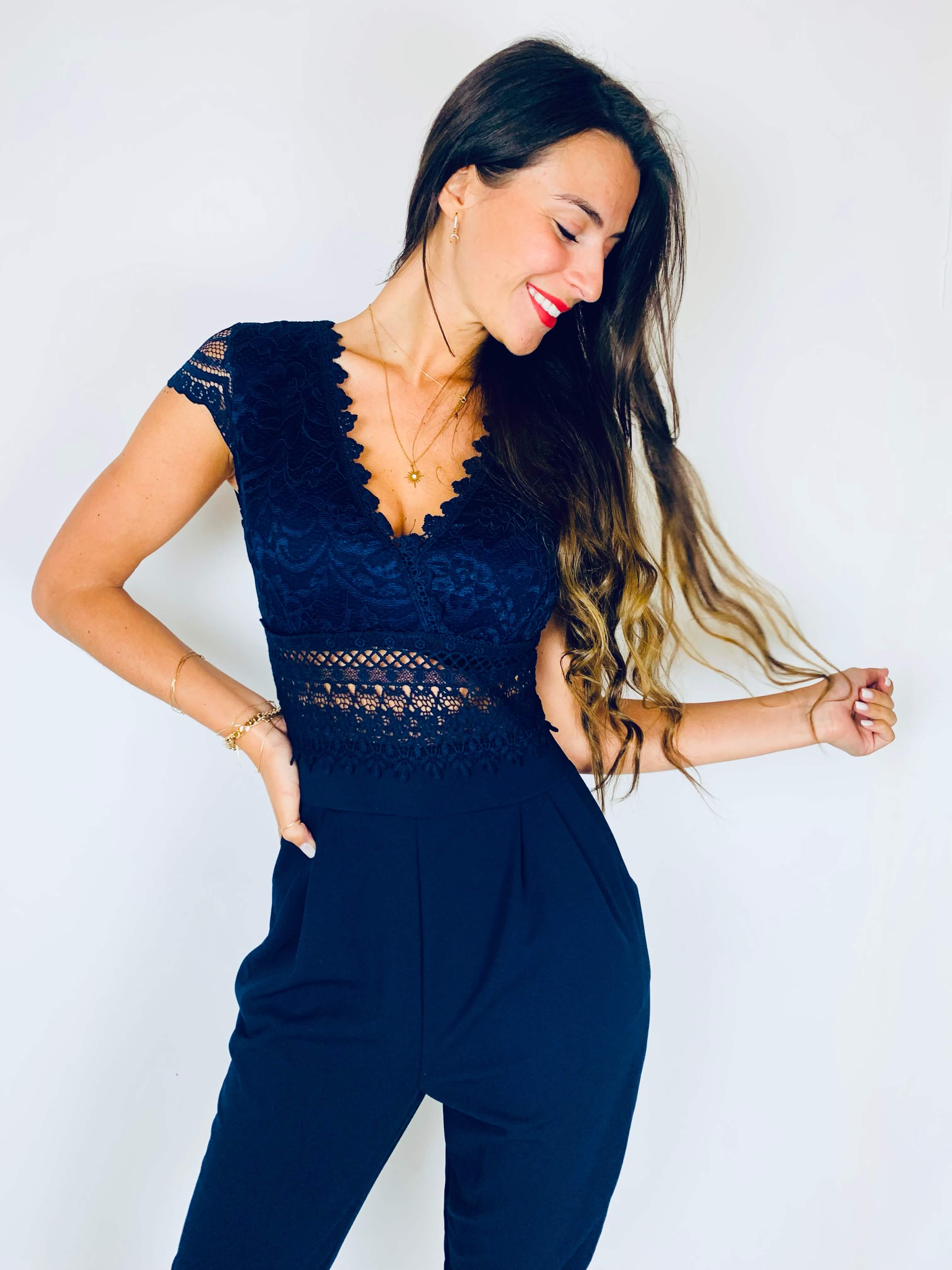 combi pantalon femme