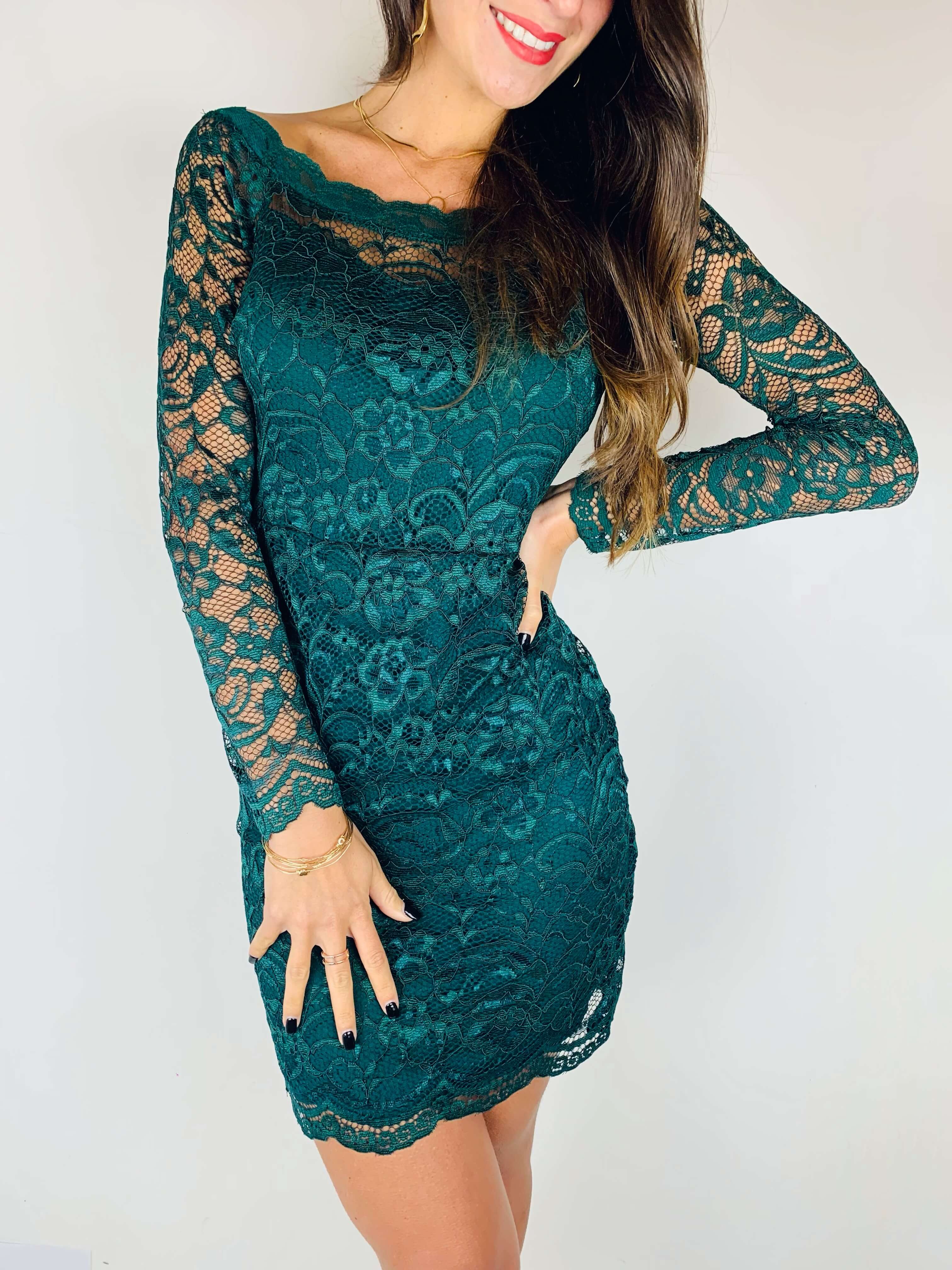 Robe vert sapin - CHARLOTTE