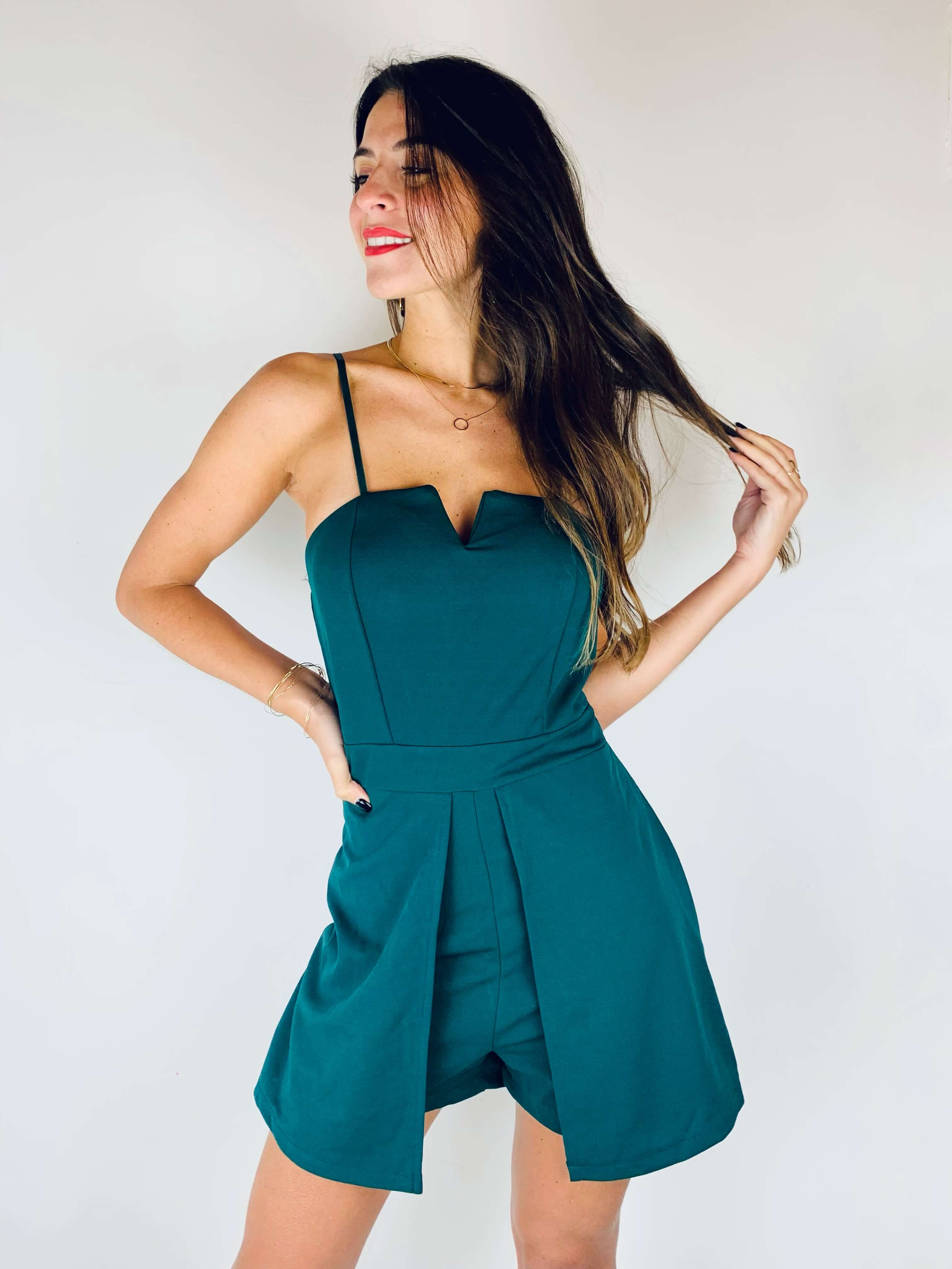 Combishort vert sapin - HILONA