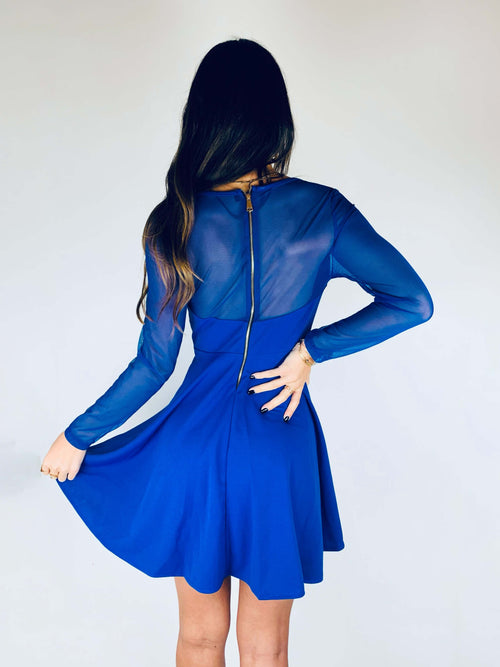 Robe bleu - PAULINE