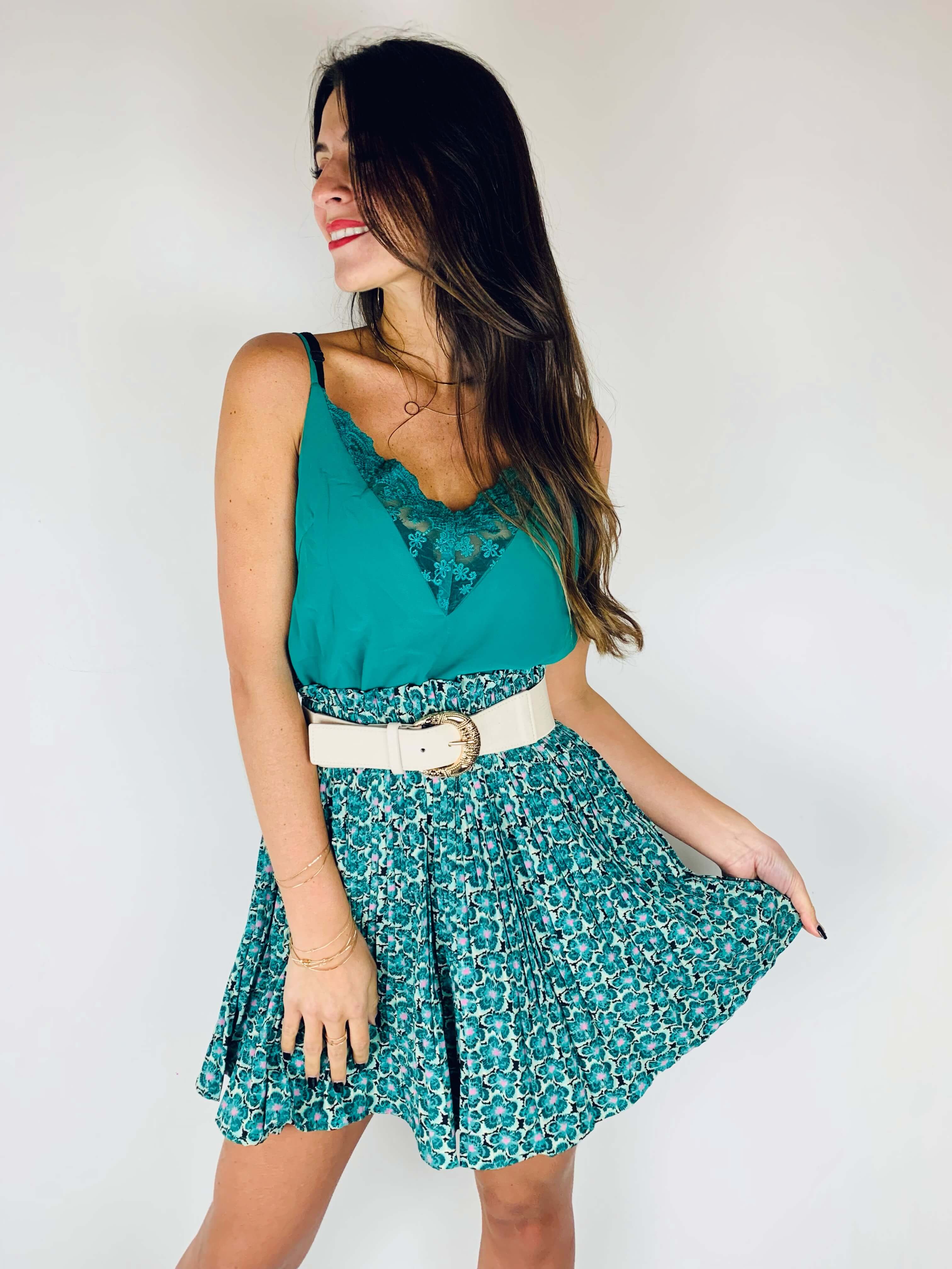 Top vert - AURORE