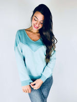 Pull turquoise - JADE